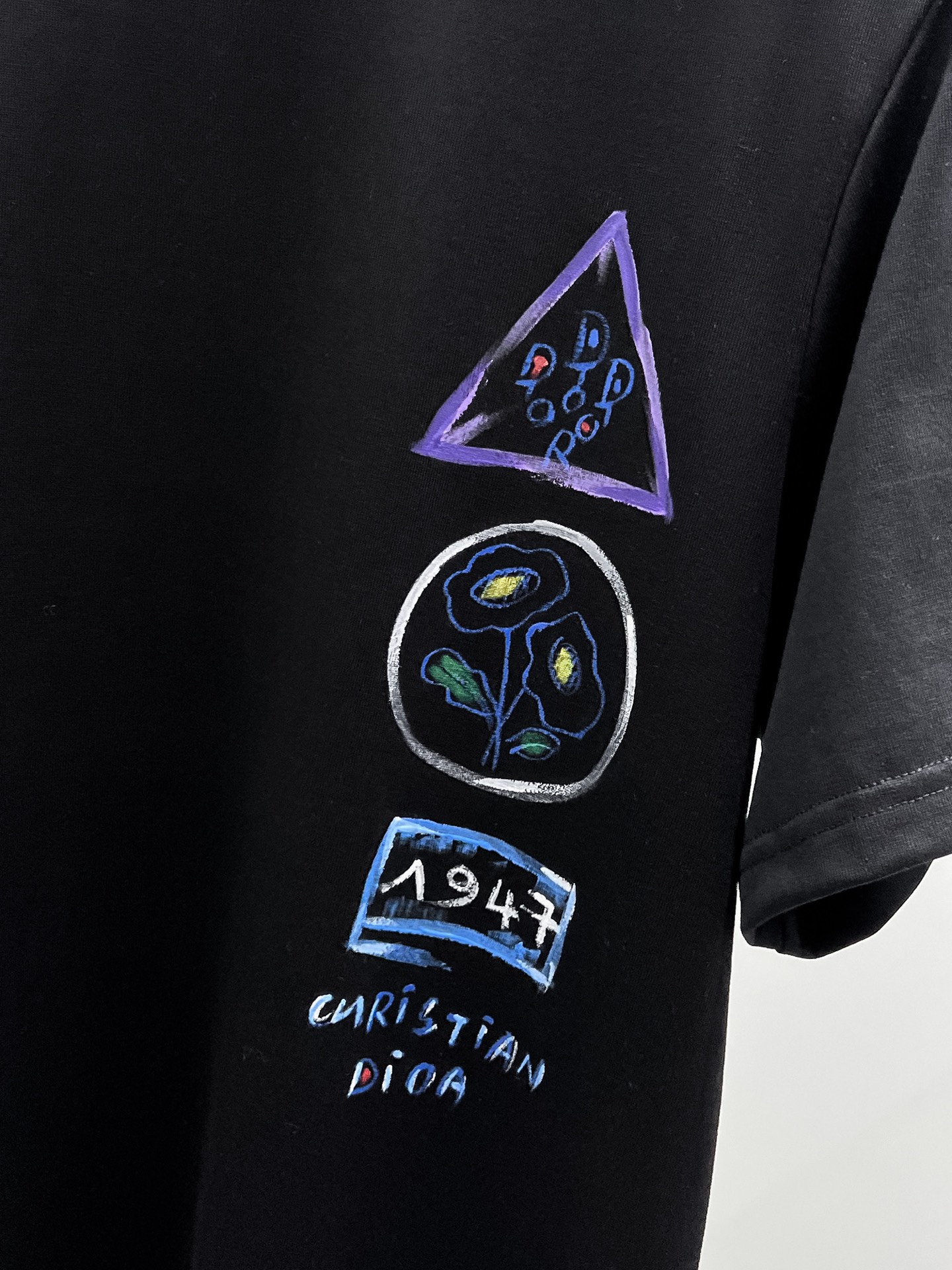 Dior Basic Clothing Cotton Black S-m-l-xl