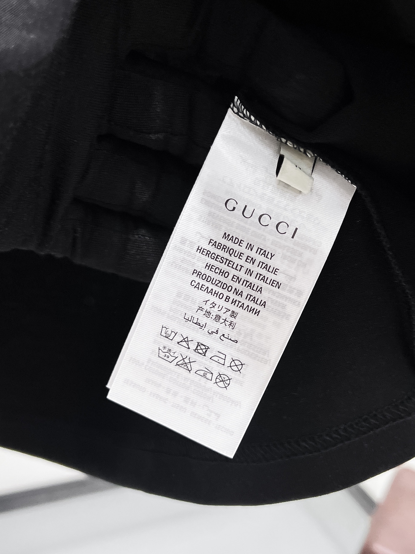 Gucci Basic Clothing Cotton Black S-m-l-xl