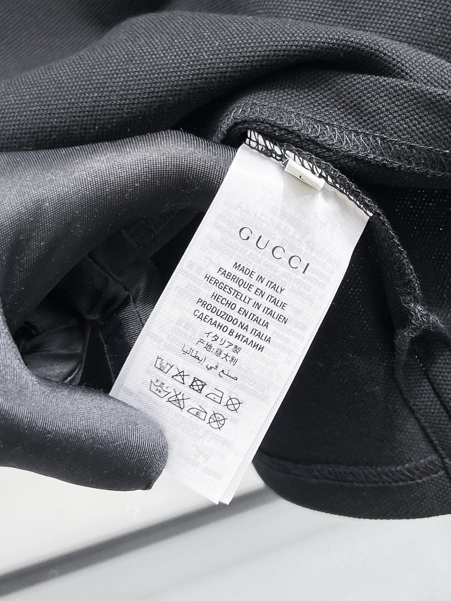 Gucci Male Basic Clothing Cotton Black S-m-l-xl-xxl