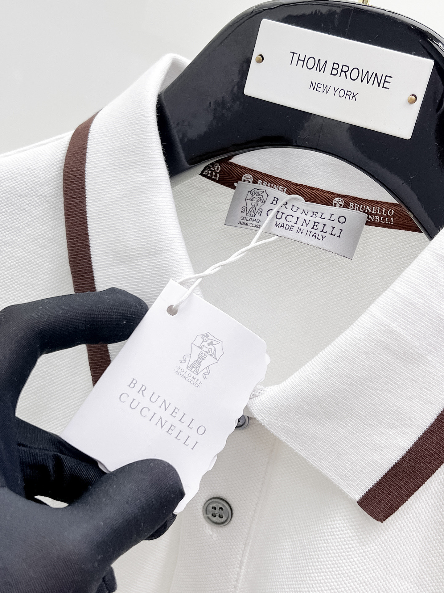 Brunello Cucinelli Male Basic Clothing Cotton Black S-m-l-xl-xxl