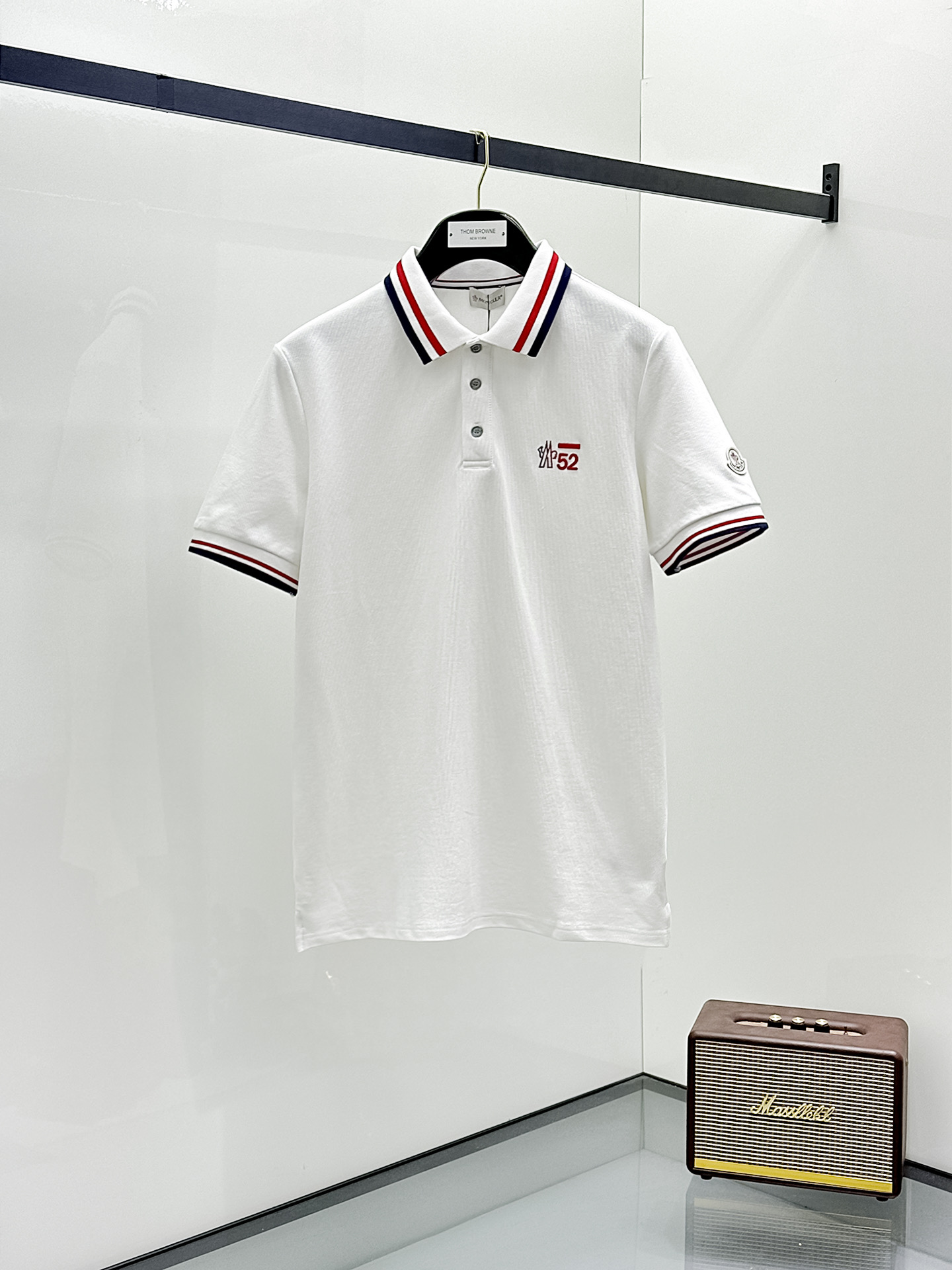 Moncler Male Basic Clothing Cotton Black S-m-l-xl-xxl