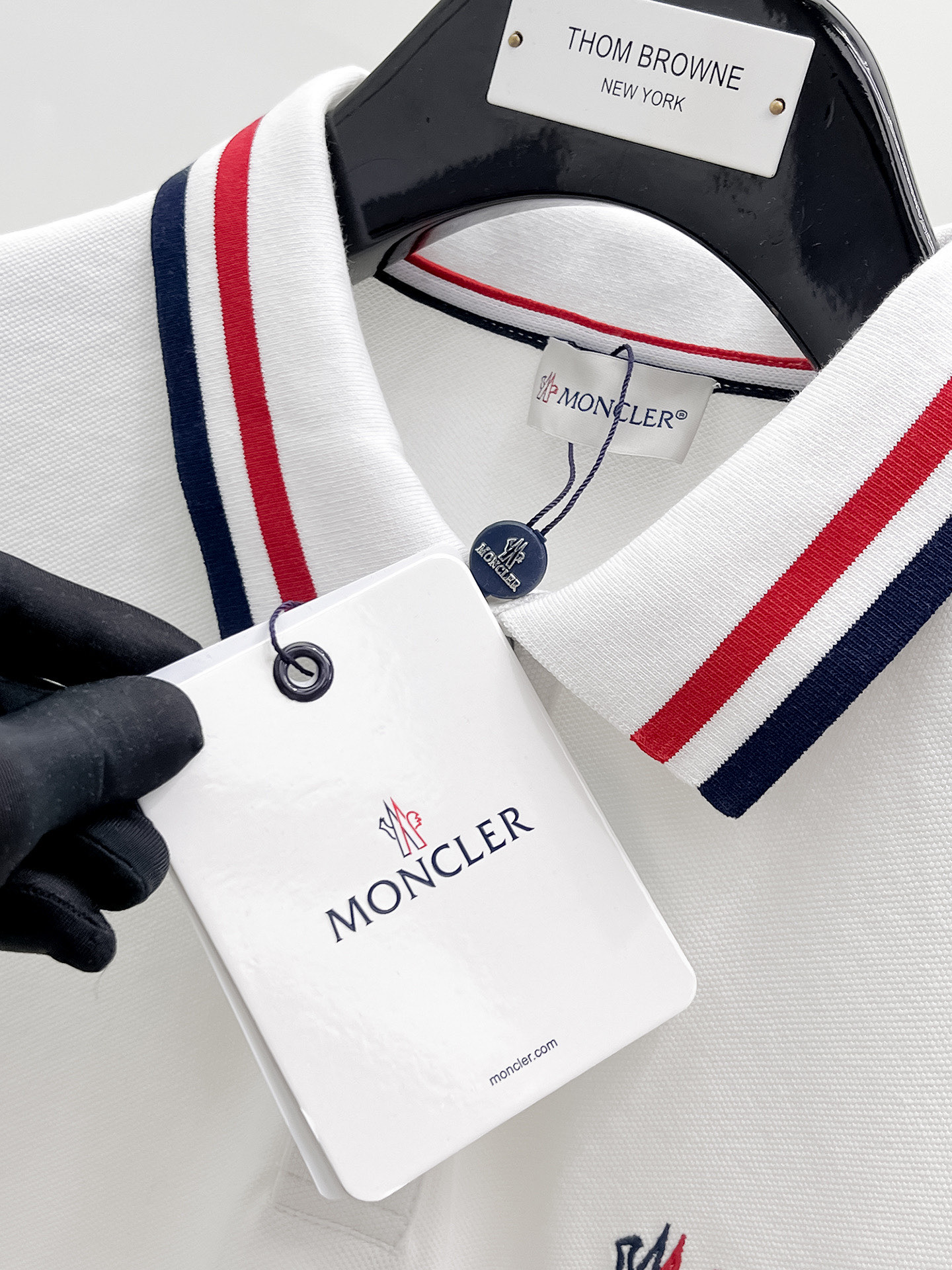 Moncler Male Basic Clothing Cotton Black S-m-l-xl-xxl