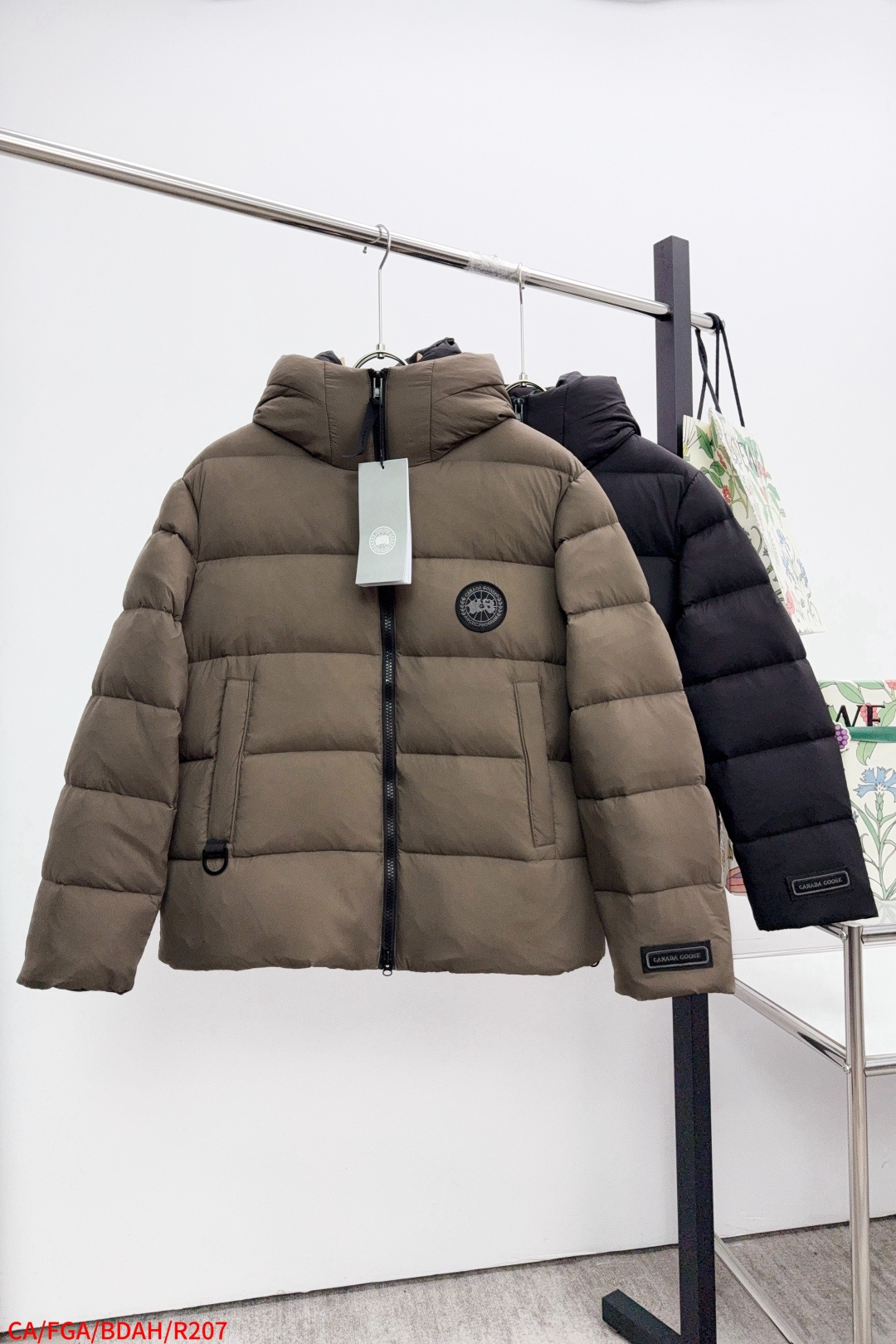 Canada Goose Female Down Jacket Goose Down Black Hooded S-m-l-xl-xxl