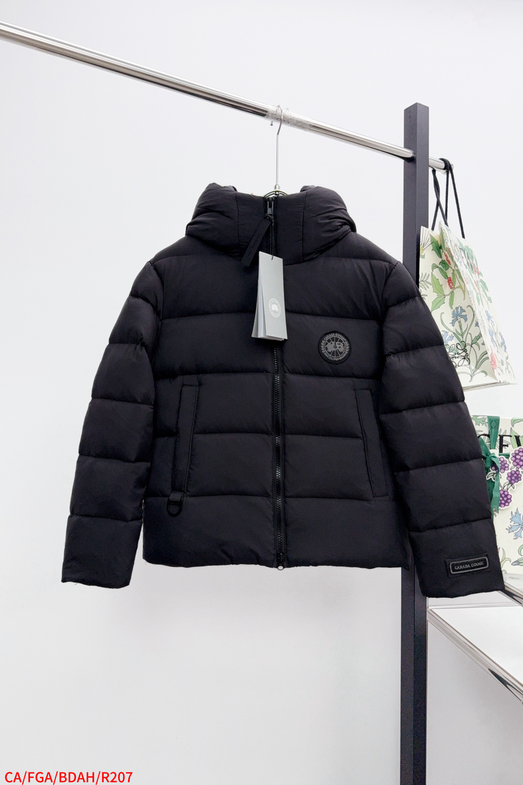 Canada Goose Female Down Jacket Goose Down Black Hooded S-m-l-xl-xxl