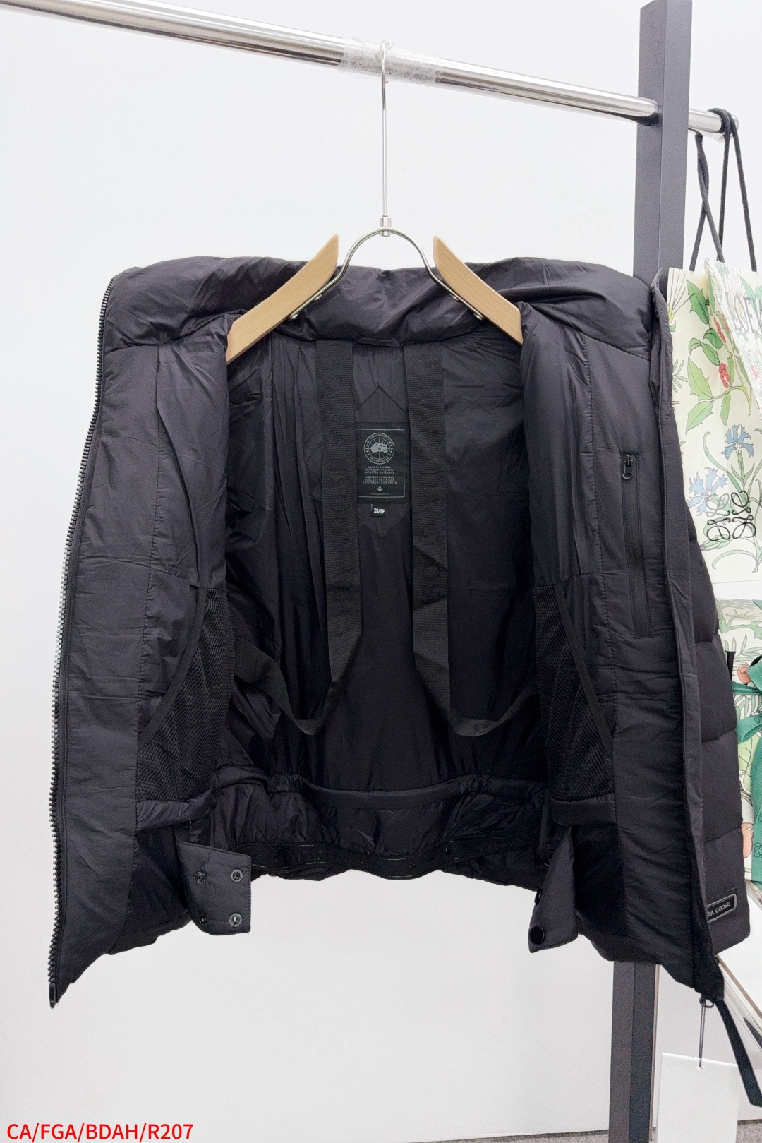 Canada Goose Female Down Jacket Goose Down Black Hooded S-m-l-xl-xxl