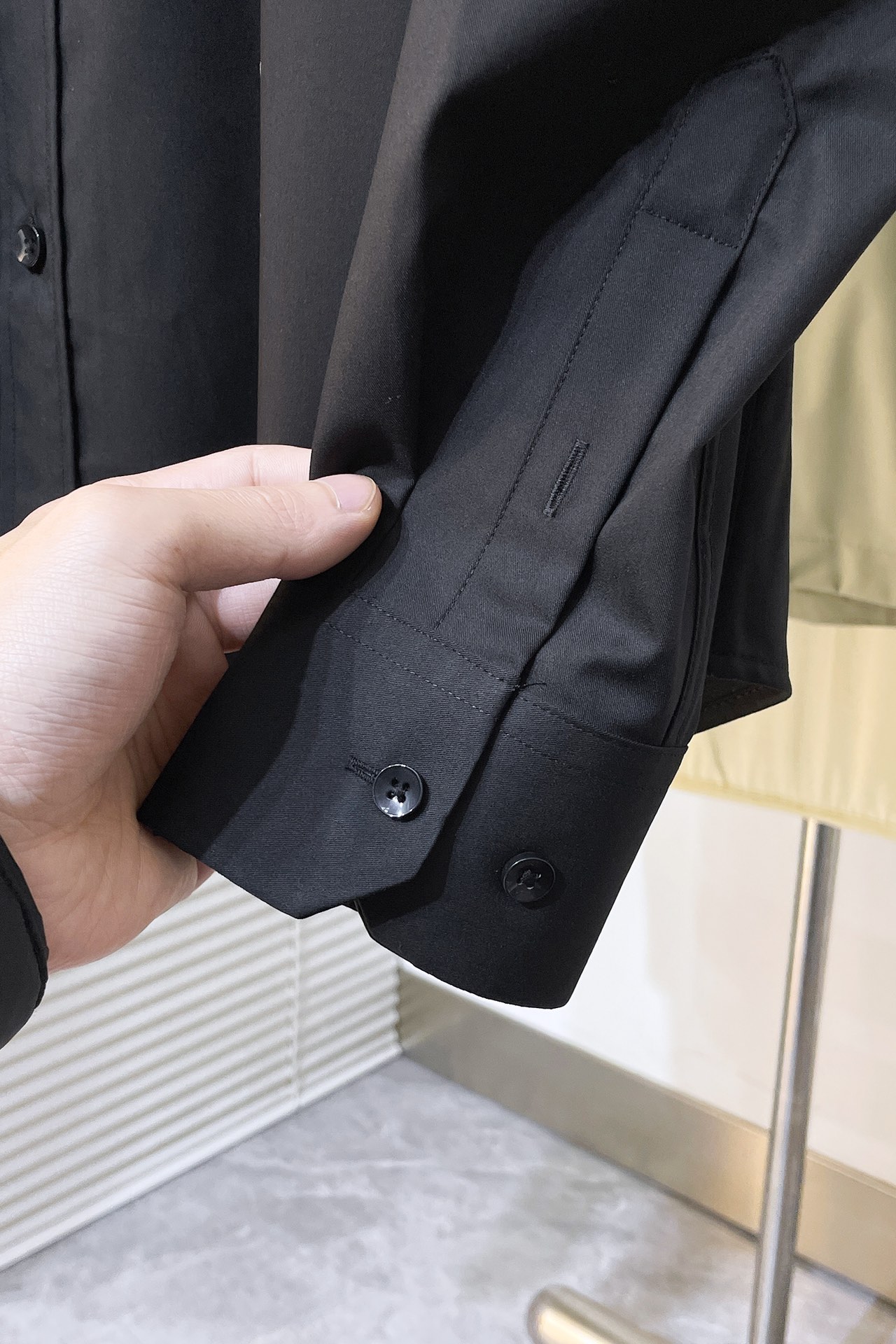 Fendi Male Shirt Cotton Black S-m-xl