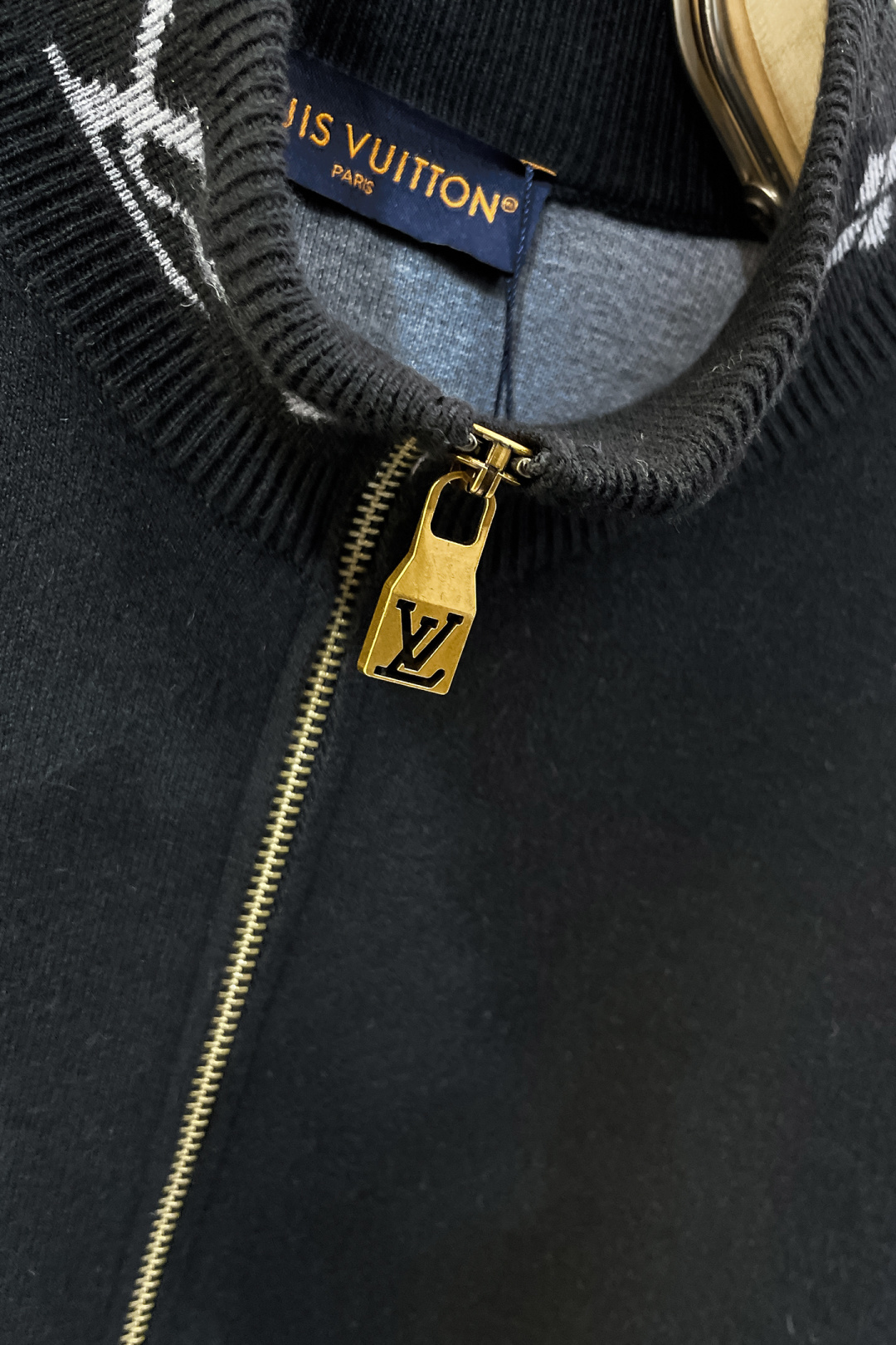 Louis Vuitton Sports Pants Knitted Black Loose Fit S-l-xxl