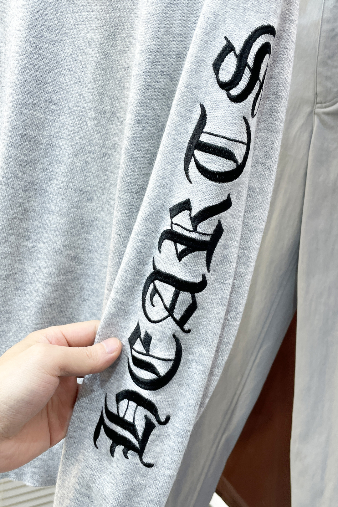 Couple Basic Clothing Wool Gray Loose Fit S-m-l-xl