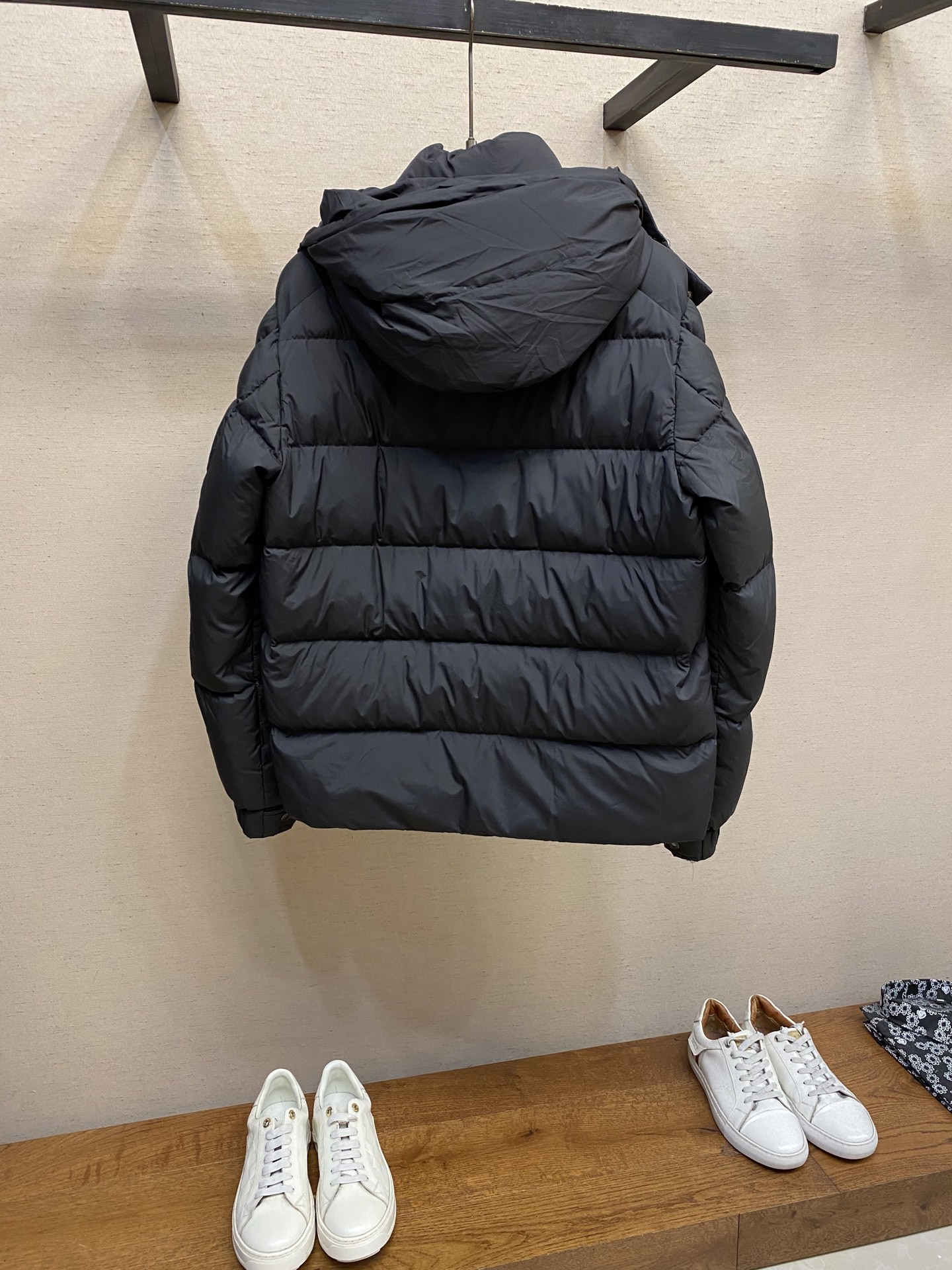 Moncler Male Down Jacket White Duck Down Hooded S-m-l