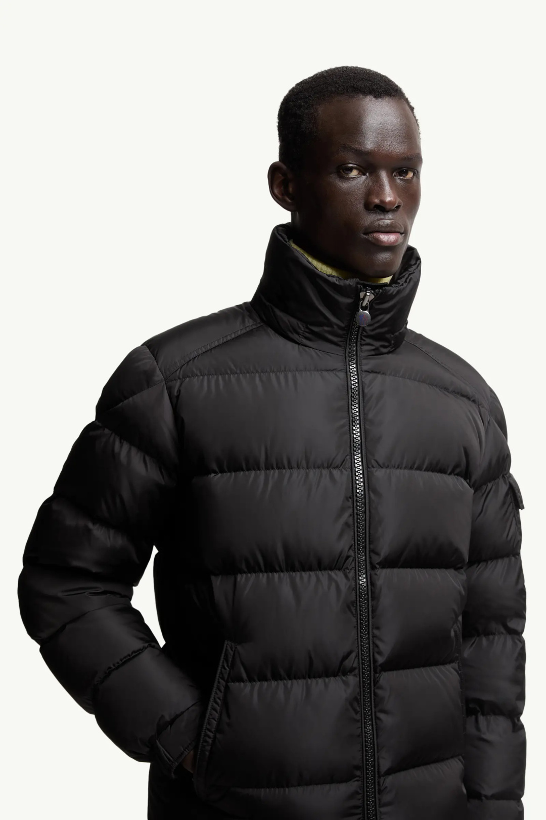 Moncler Couple Down Jacket Wool Hooded M