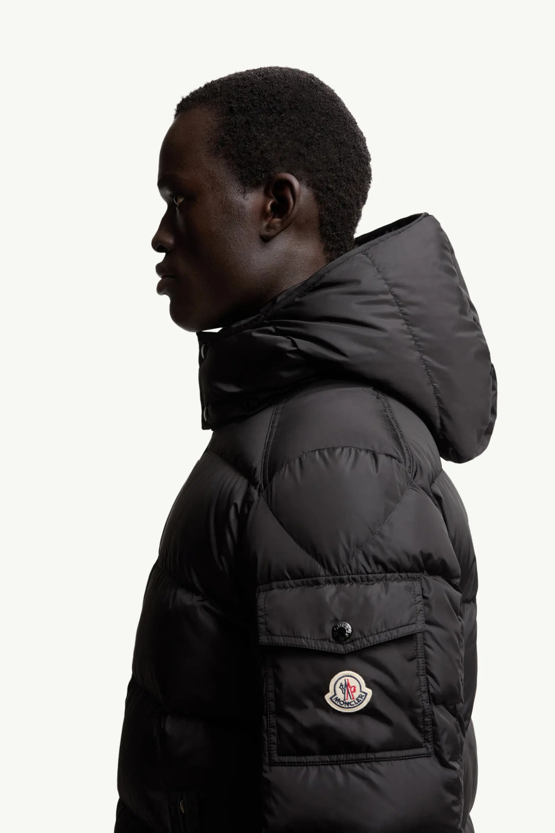Moncler Couple Down Jacket Wool Hooded M