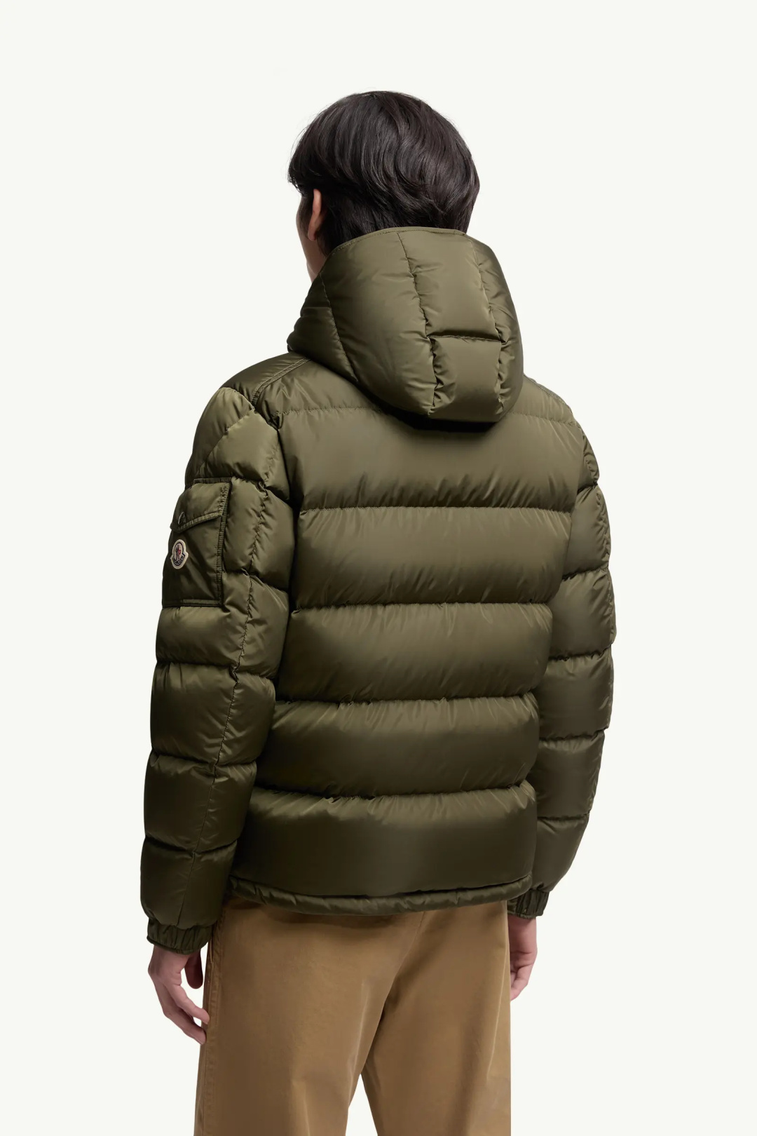 Moncler Couple Down Jacket Wool Hooded M