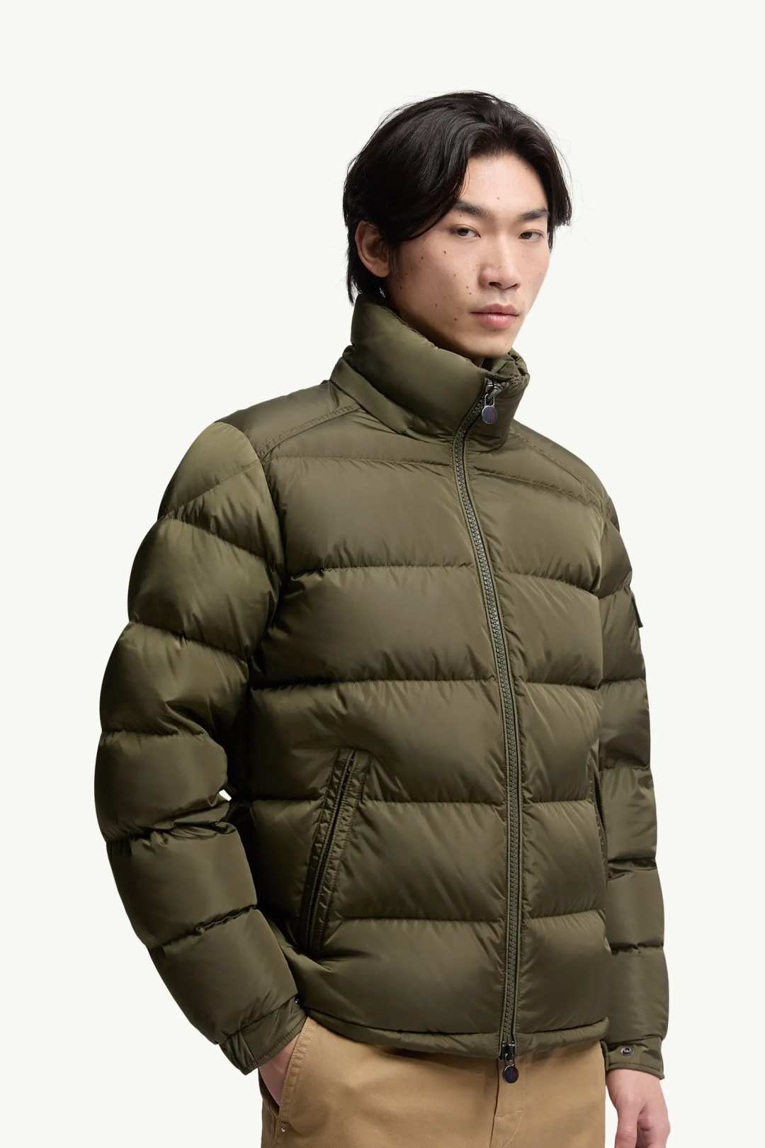 Moncler Couple Down Jacket Wool Hooded M