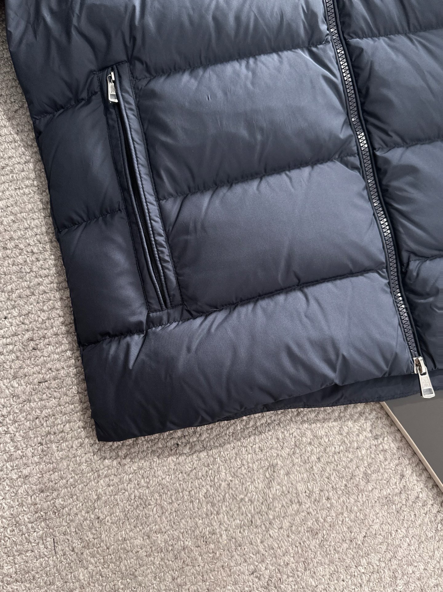 Moncler Couple Down Jacket White Duck Down Black Couple Style S-m-l