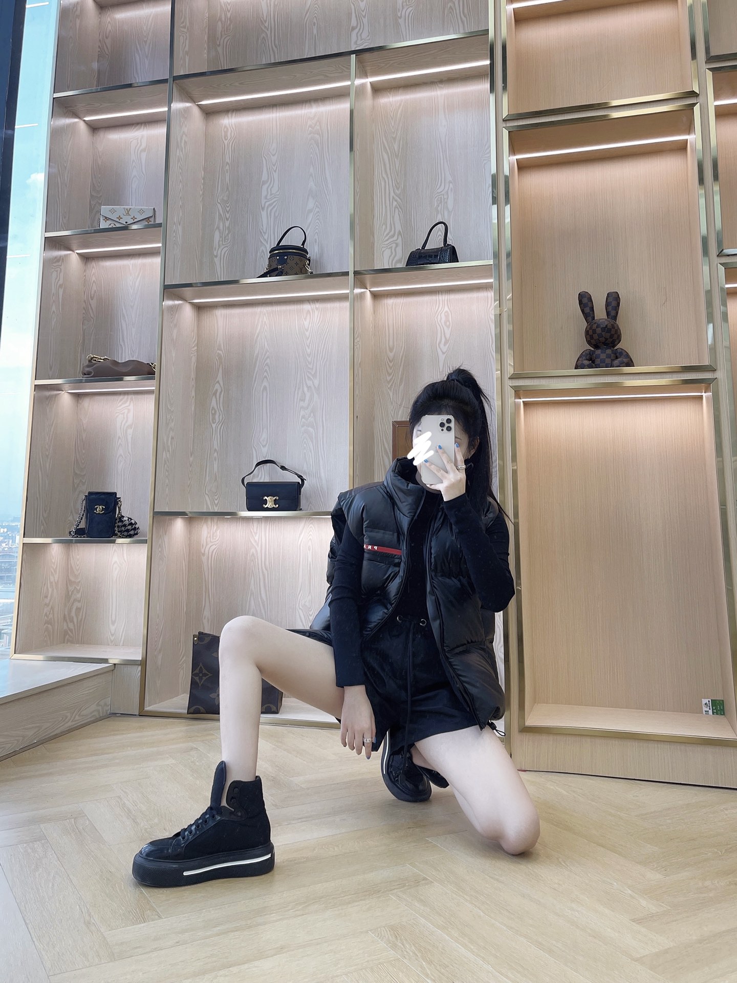 Prada Down Vest Goose Down Red S-xl