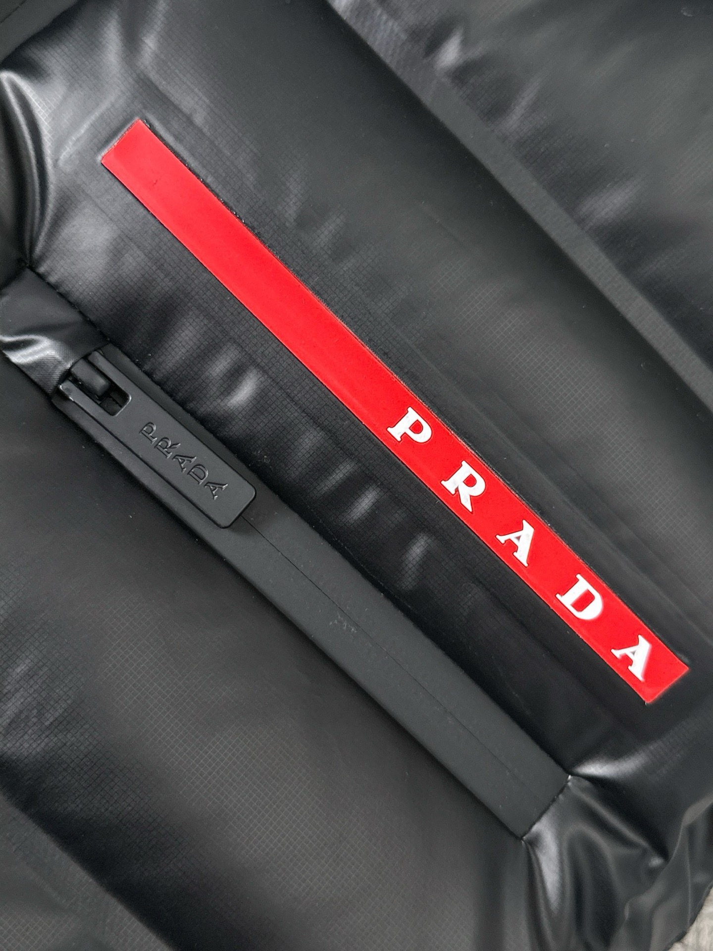 Prada Down Vest Cotton Black S-l-xl