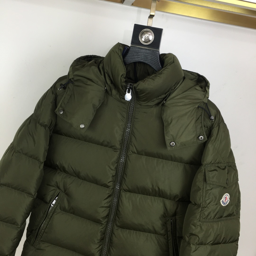 Moncler Down Jacket Polyester Black S-m-l