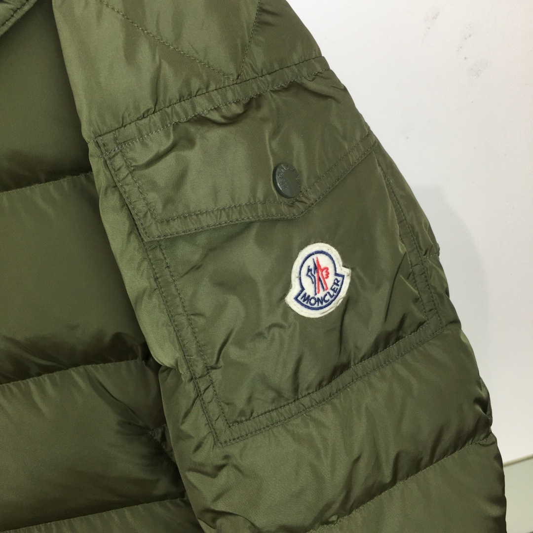 Moncler Down Jacket Polyester Black S-m-l