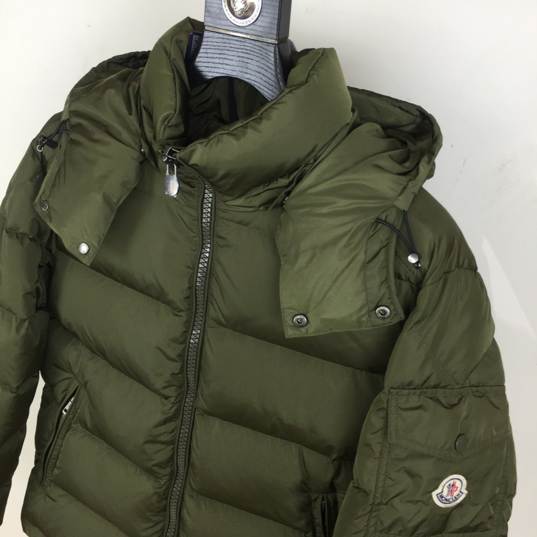 Moncler Down Jacket Polyester Black S-m-l