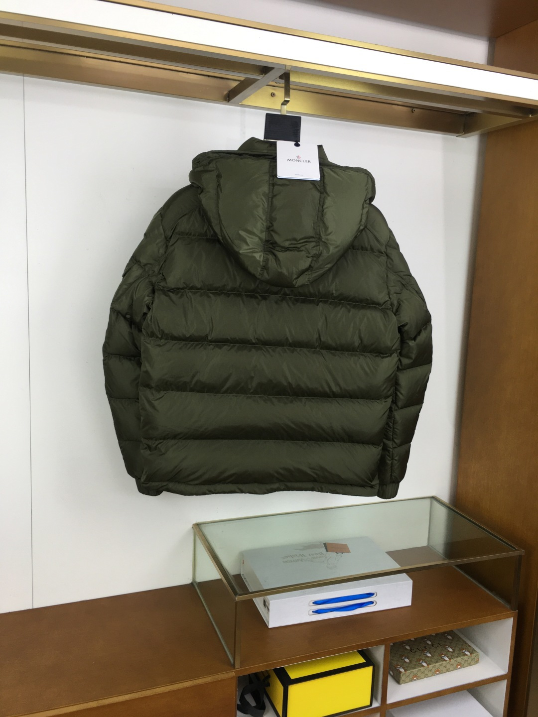 Moncler Down Jacket Polyester Black S-m-l