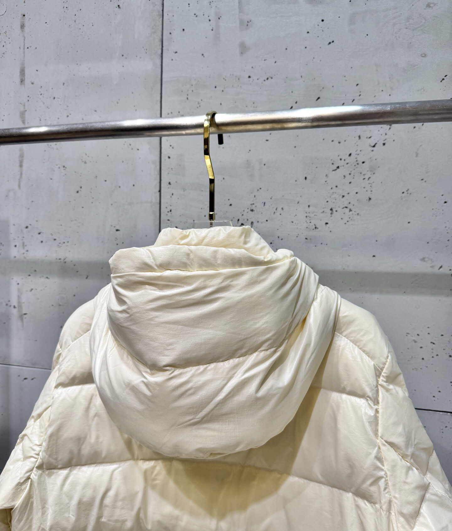 Moncler Down Jacket White Duck Down Black M-l-xl