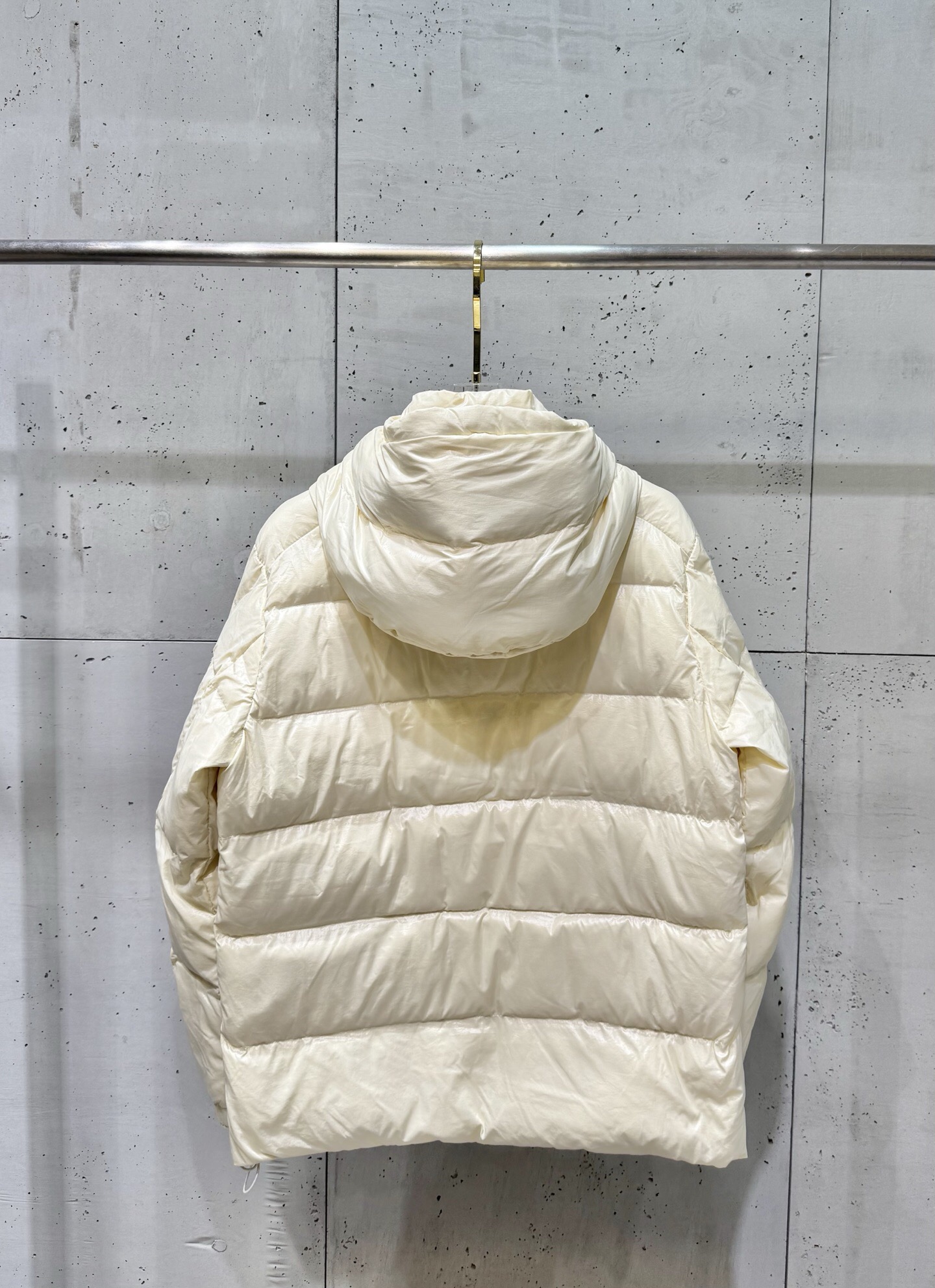 Moncler Down Jacket White Duck Down Black M-l-xl