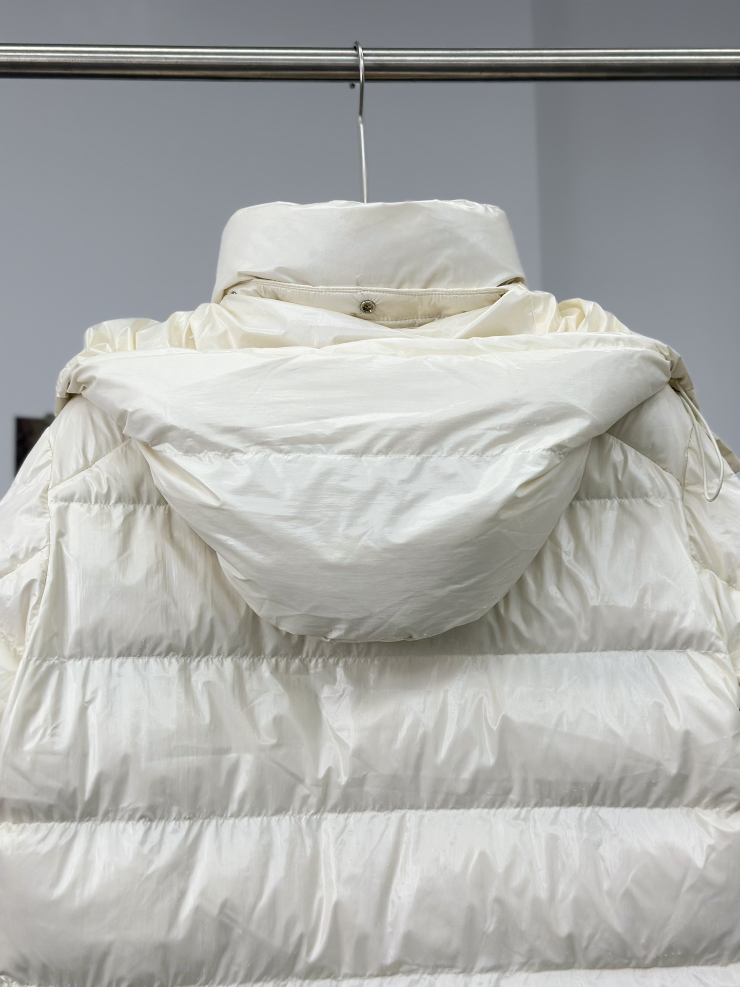 Moncler Down Jacket White Duck Down Black M-l-xl