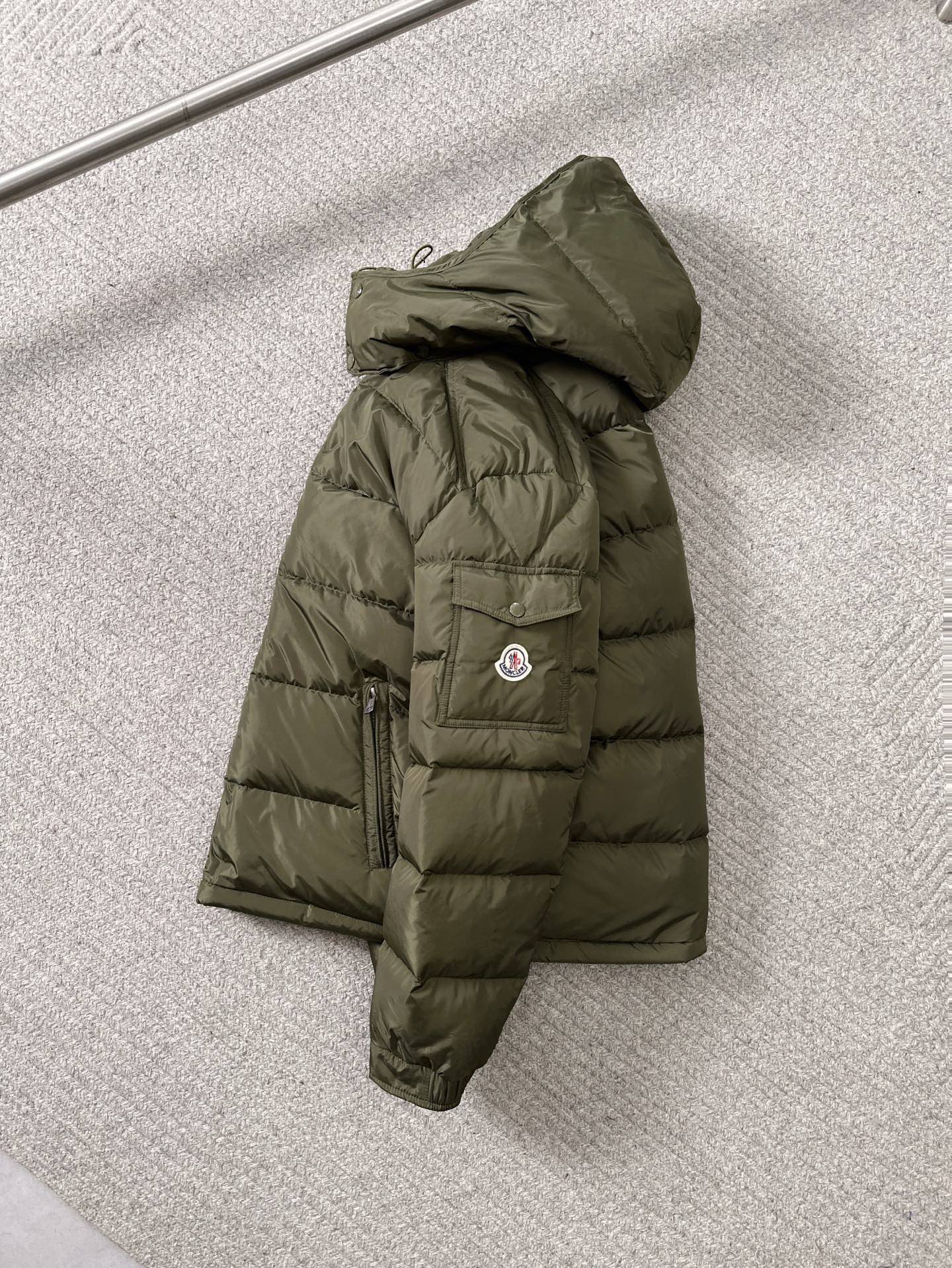 Moncler Couple Down Jacket White Duck Down Black Couple Style S-m-l