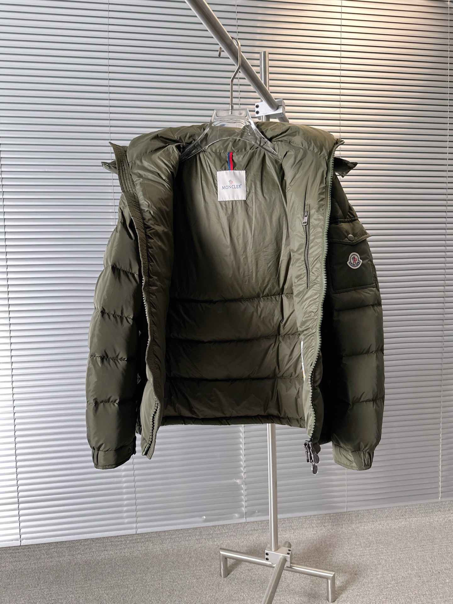 Moncler Couple Down Jacket White Duck Down Black Couple Style S-m-l