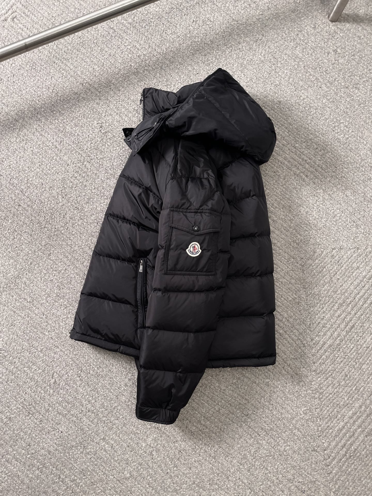 Moncler Couple Down Jacket White Duck Down Black Couple Style S-m-l