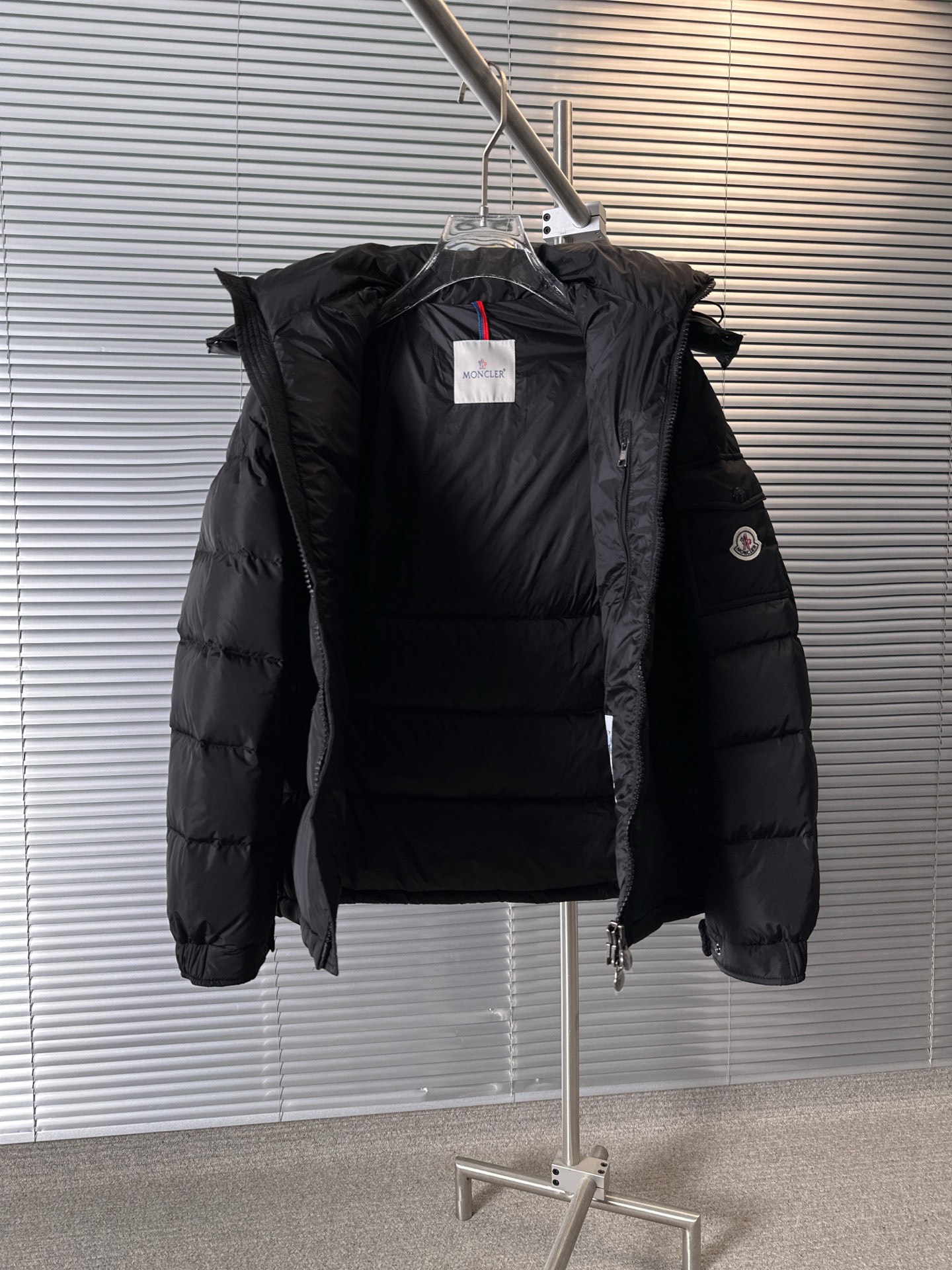 Moncler Couple Down Jacket White Duck Down Black Couple Style S-m-l