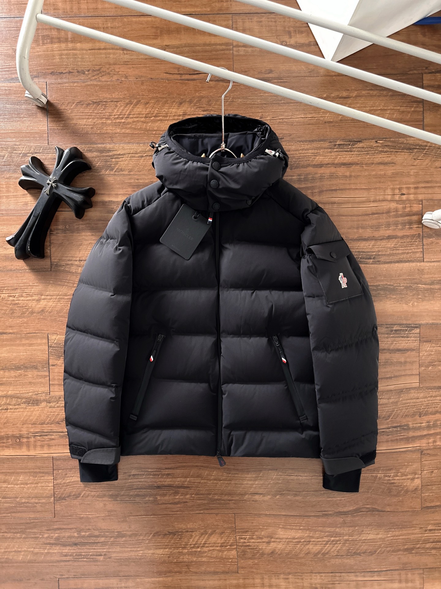 Moncler Male Jacket Knitted Black S-m-l