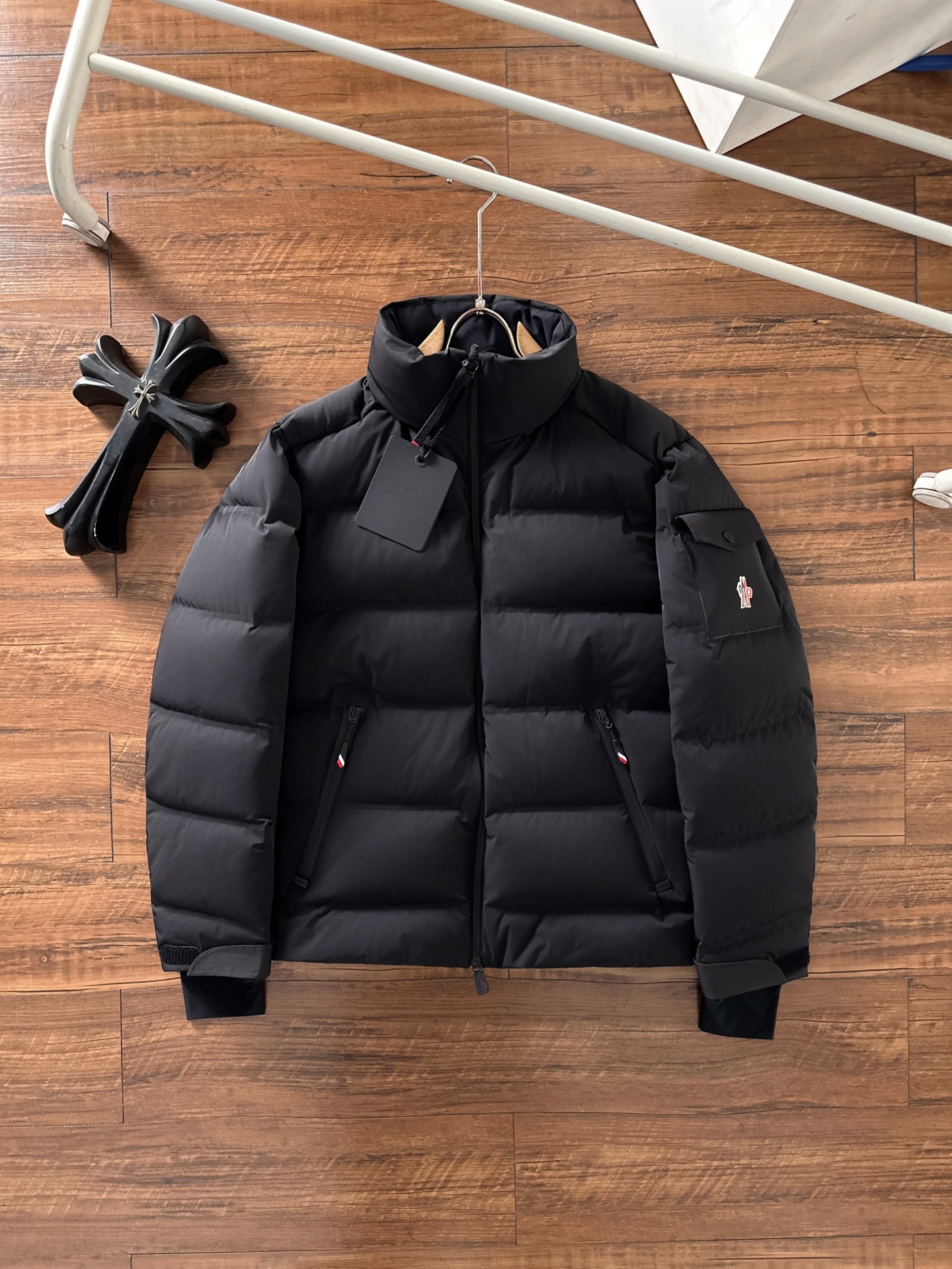 Moncler Male Jacket Knitted Black S-m-l