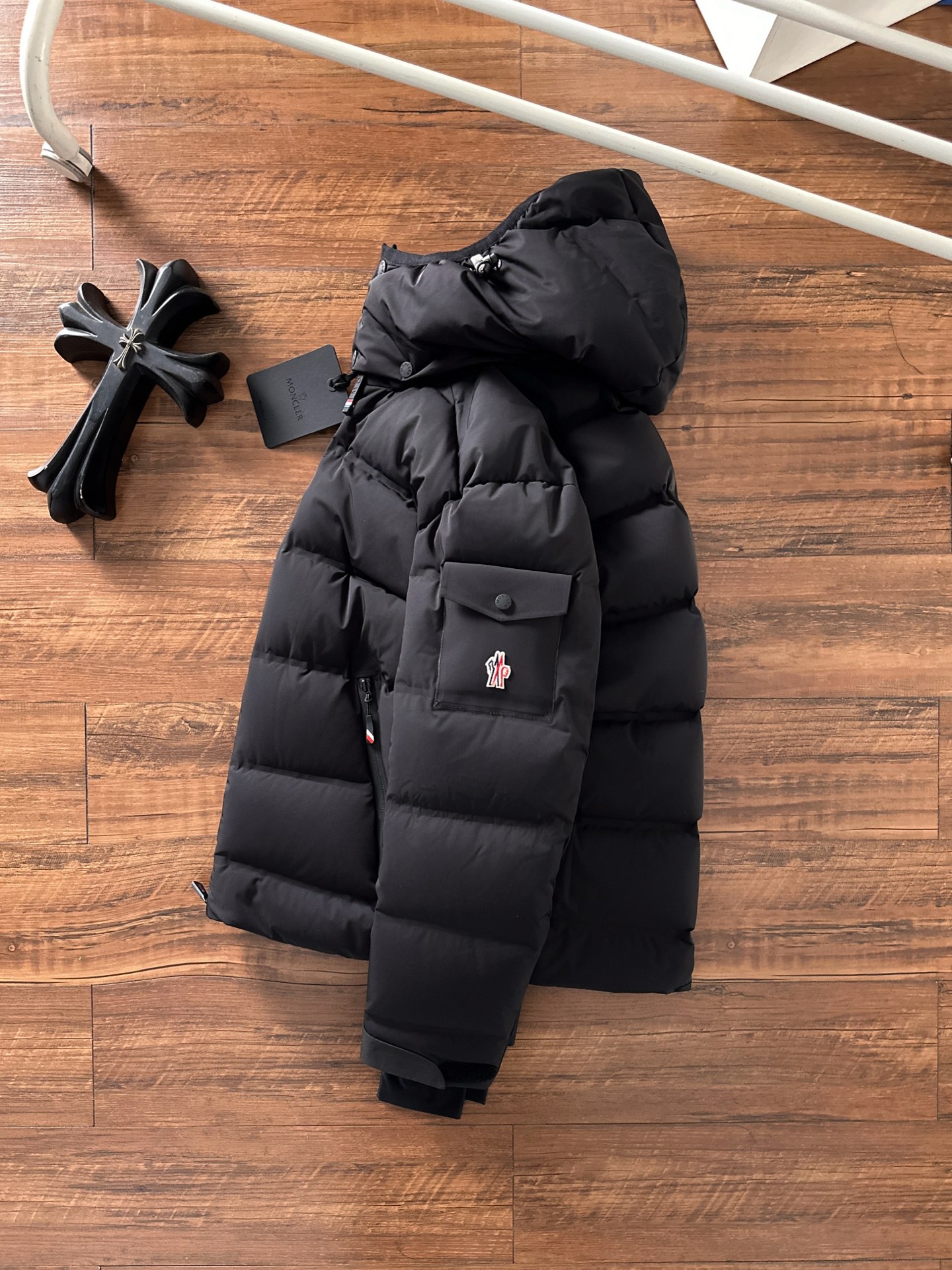 Moncler Male Jacket Knitted Black S-m-l