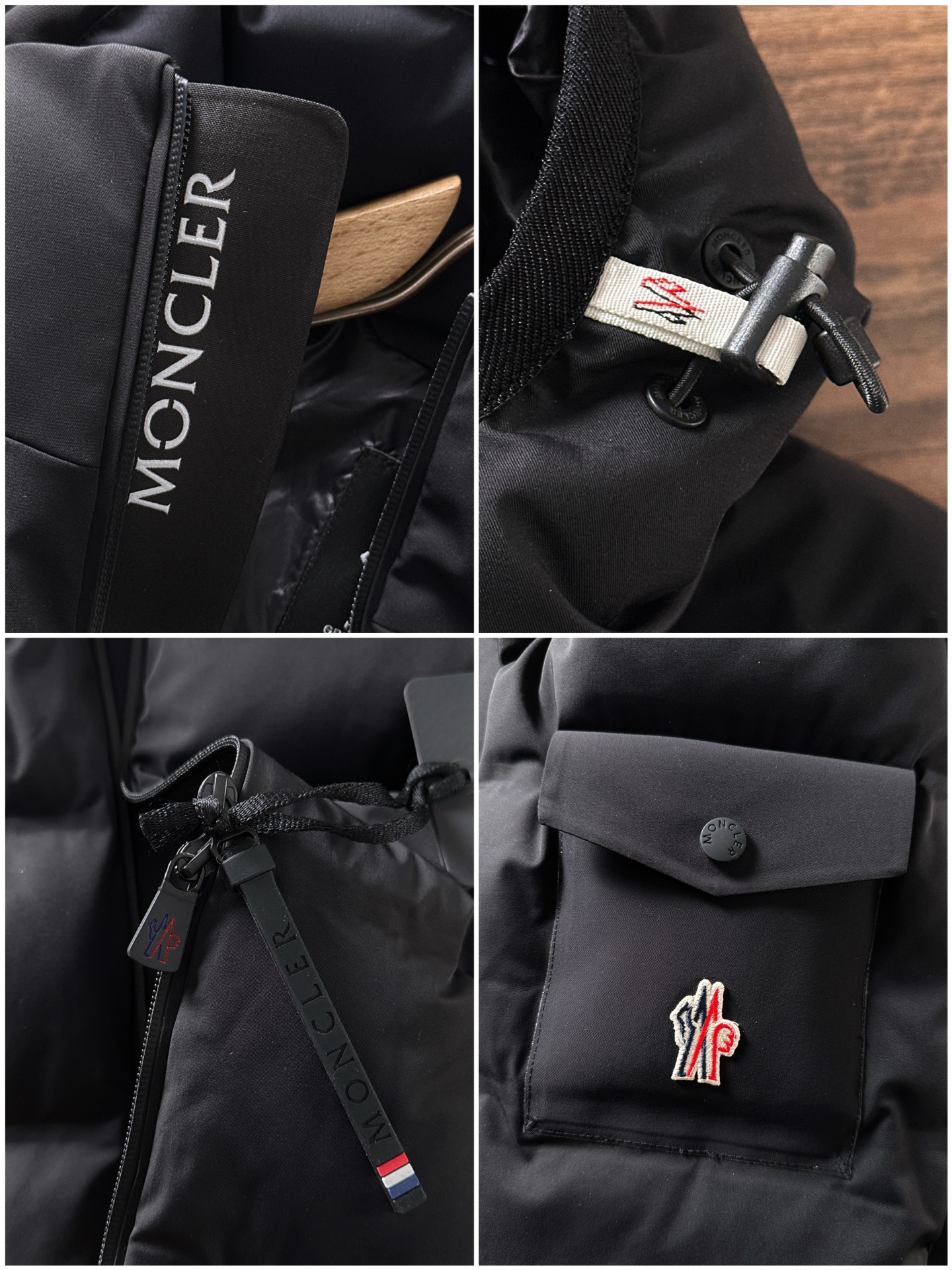 Moncler Male Jacket Knitted Black S-m-l