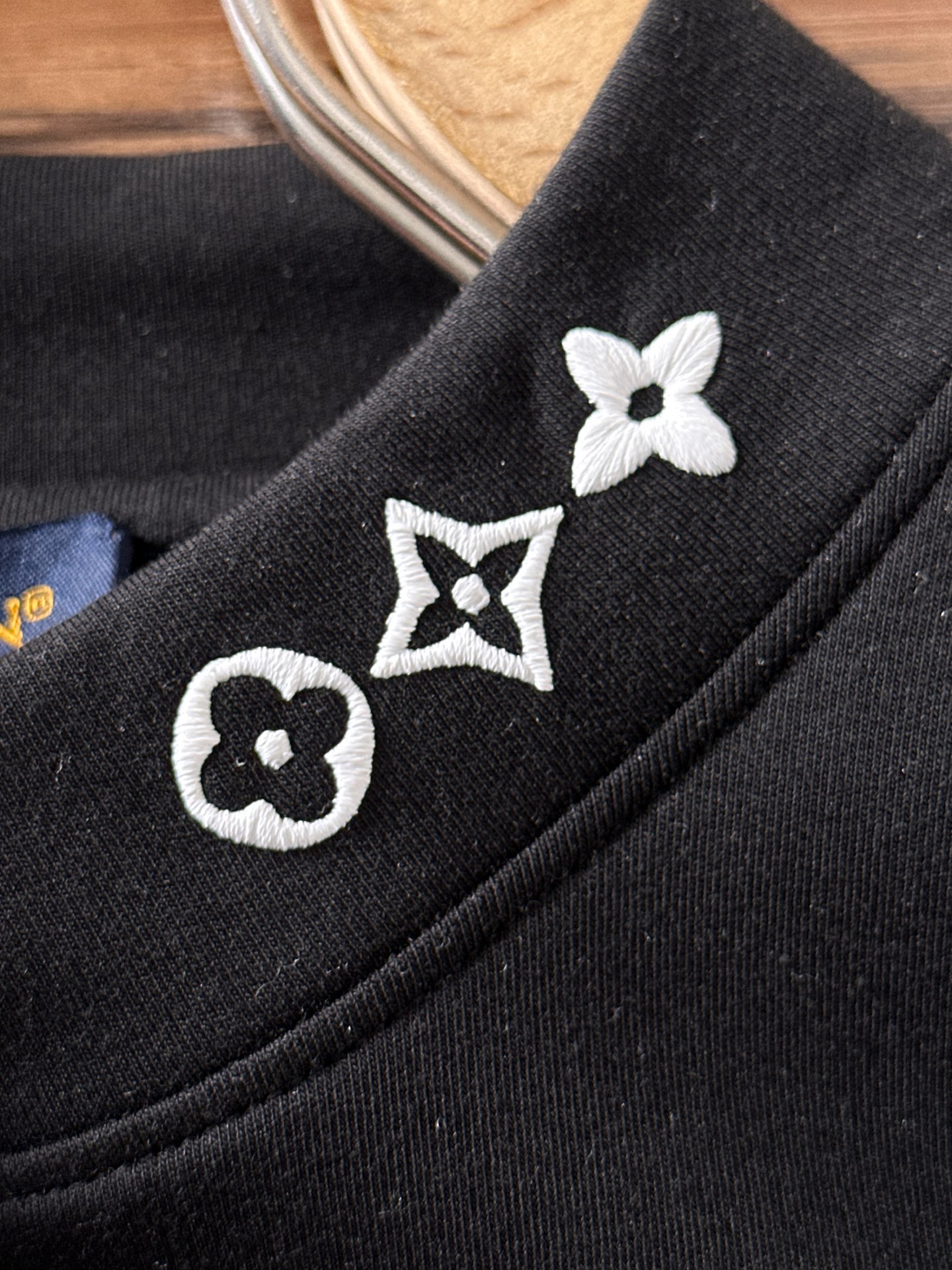 Louis Vuitton Male Basic Clothing Cotton Black Fleece Lined S-m-l-xl