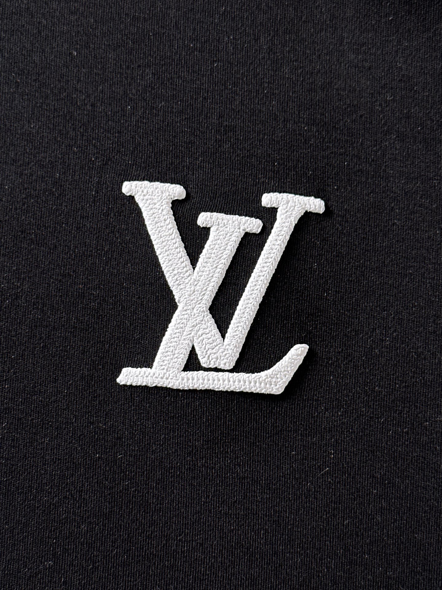 Louis Vuitton Male Basic Clothing Cotton Black Fleece Lined S-m-l-xl