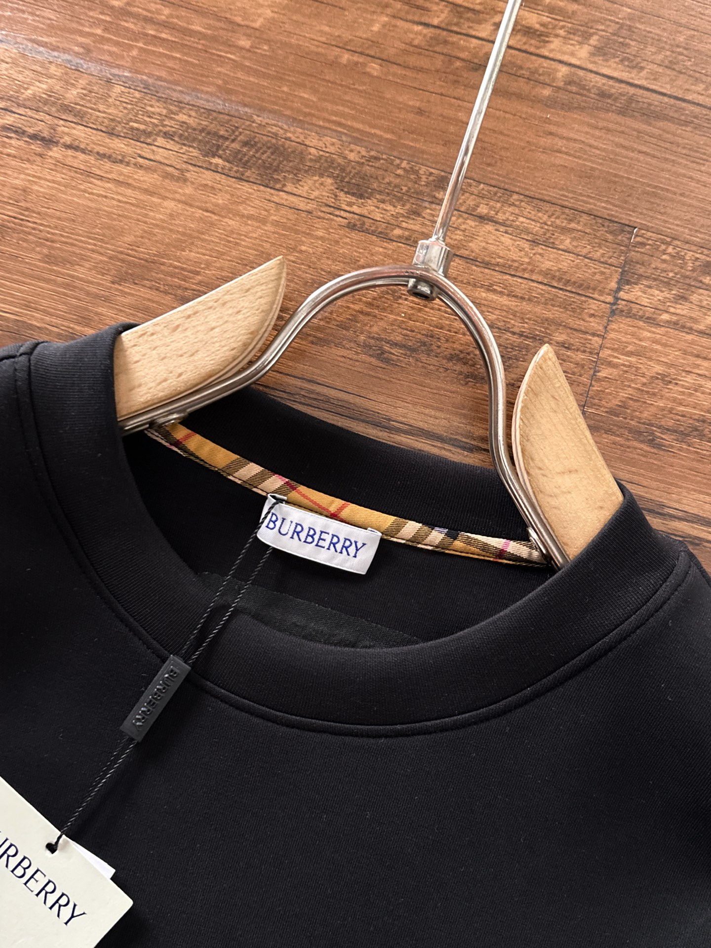 Burberry Hoodie Cotton Black S-m-l-xl