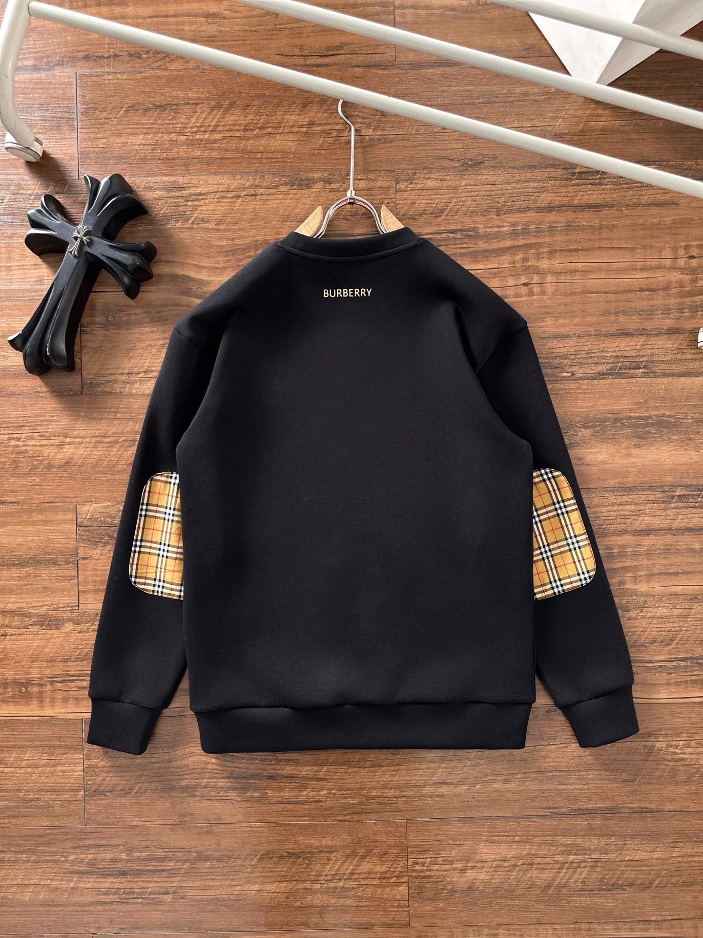 Burberry Hoodie Cotton Black S-m-l-xl