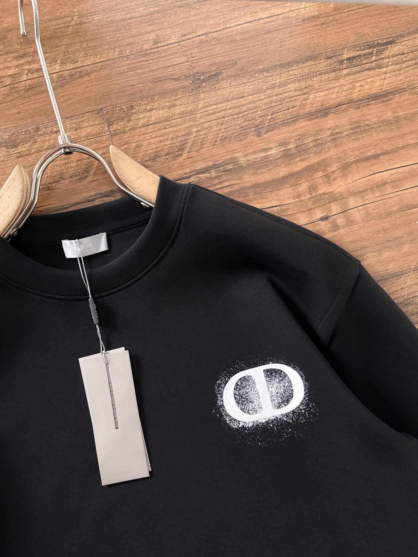 Dior Male Hoodie Cotton Black Printed S-m-l-xl