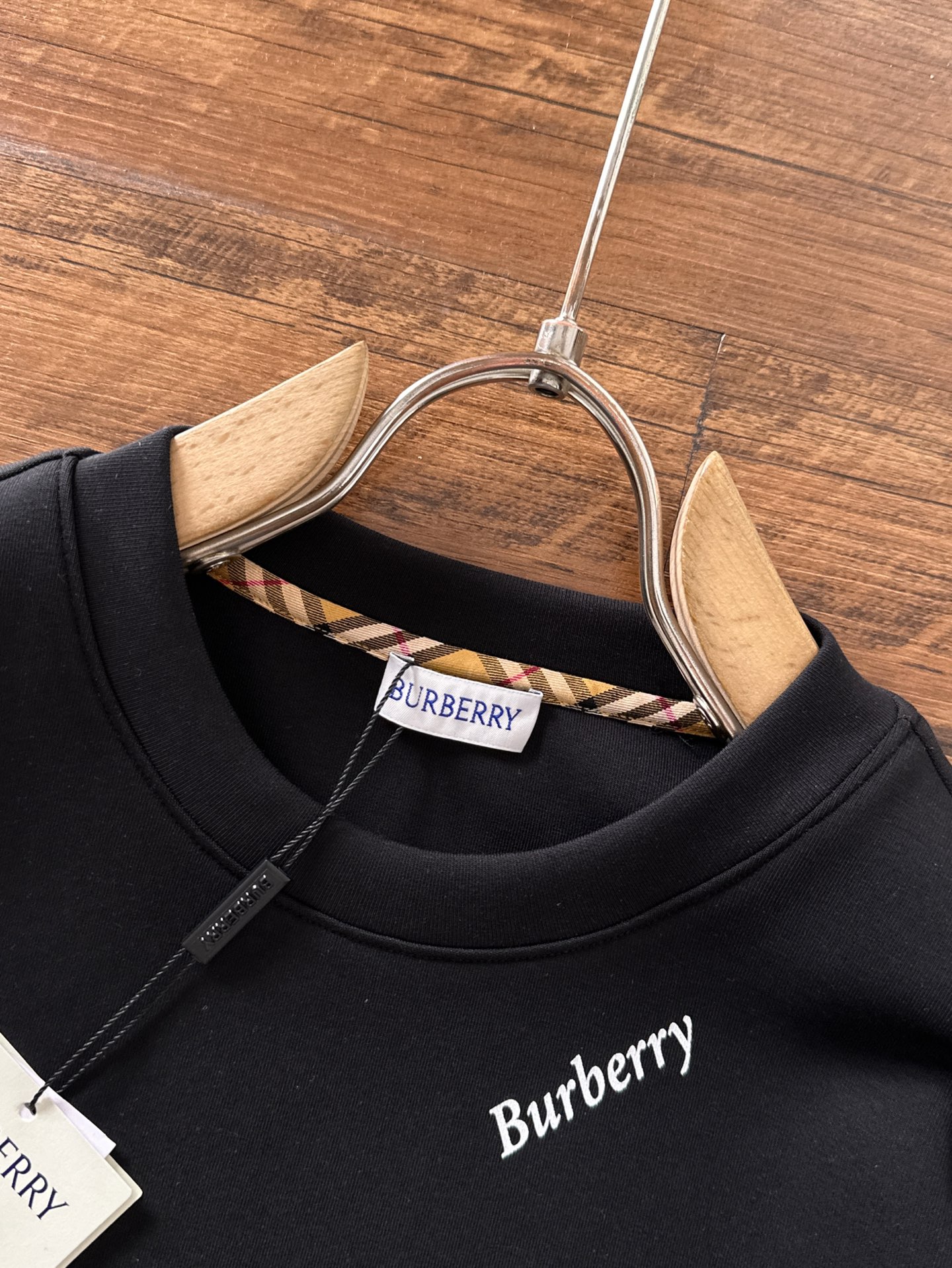 Burberry Hoodie Cotton Black S-m-l-xl