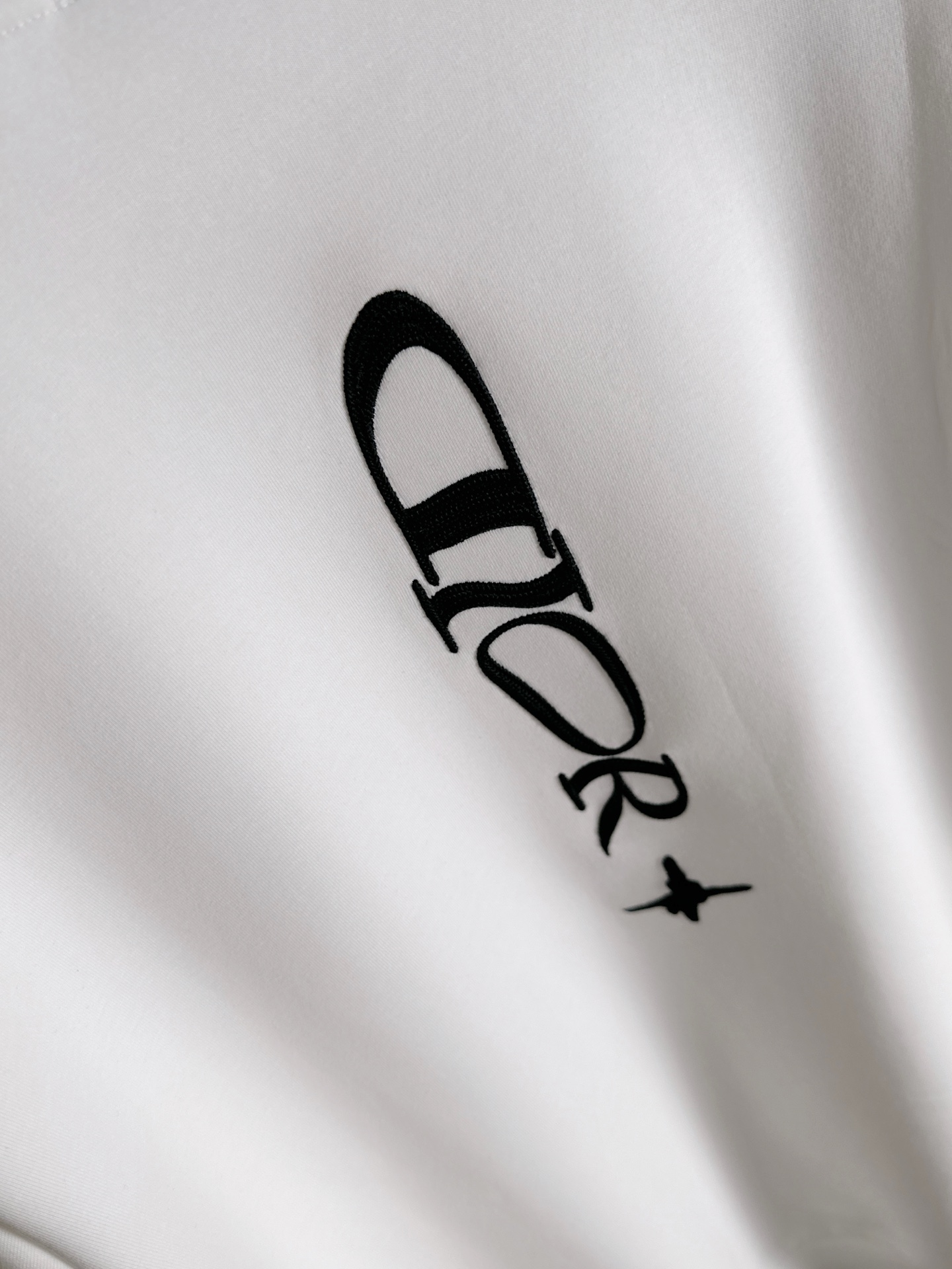 Dior Male Hoodie Cotton Black Printed S-m-l-xl