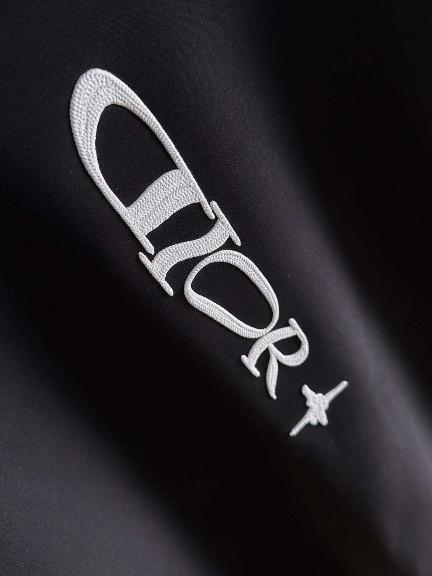 Dior Male Hoodie Cotton Black Printed S-m-l-xl