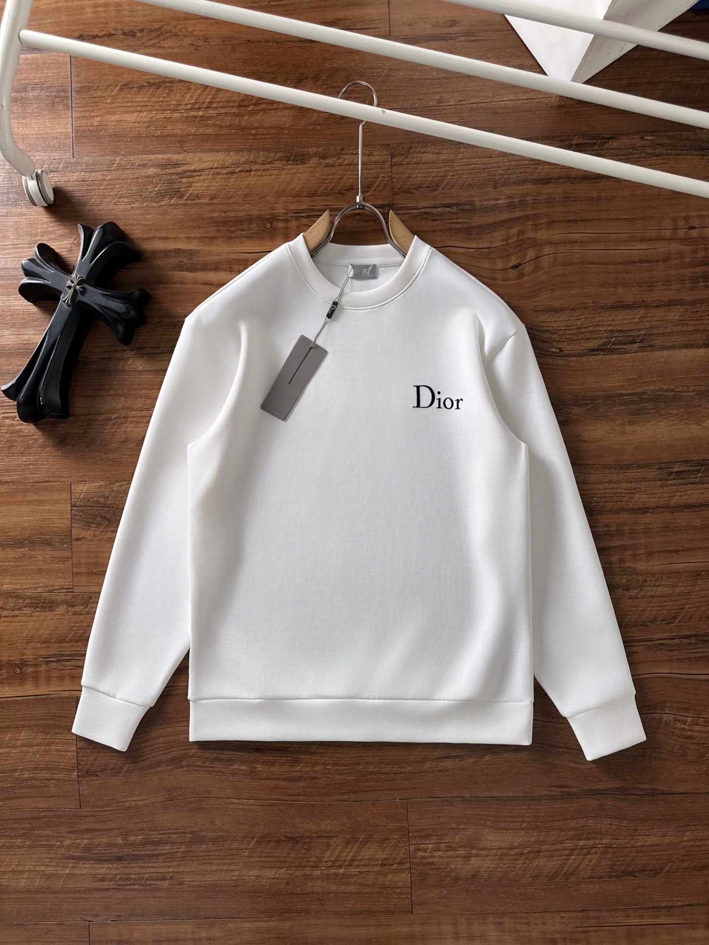 Dior Couple Hoodie Cotton Black S-m-l-xl
