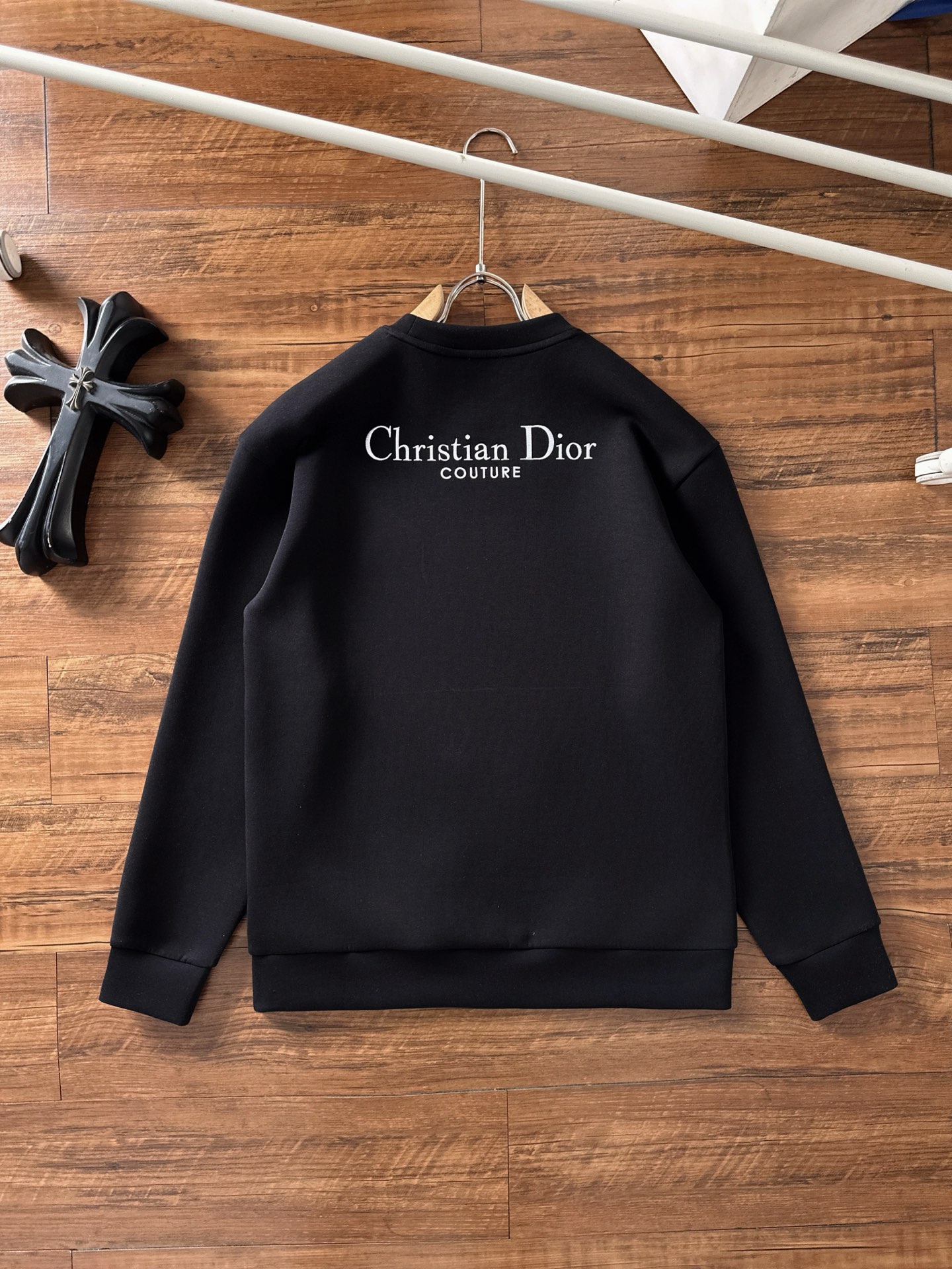 Dior Couple Hoodie Cotton Black S-m-l-xl