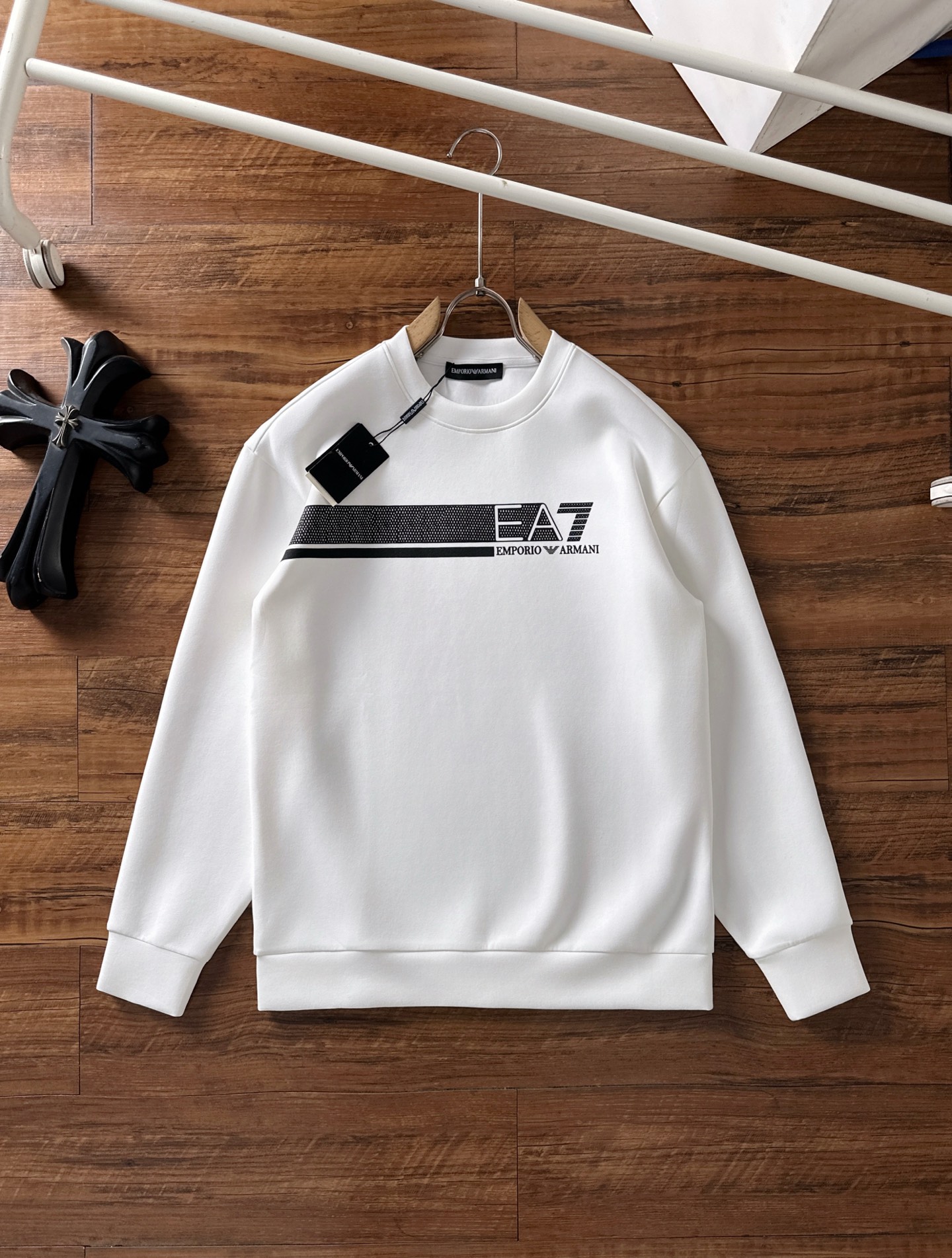 Armani Couple Hoodie Cotton Black S-m-l-xl