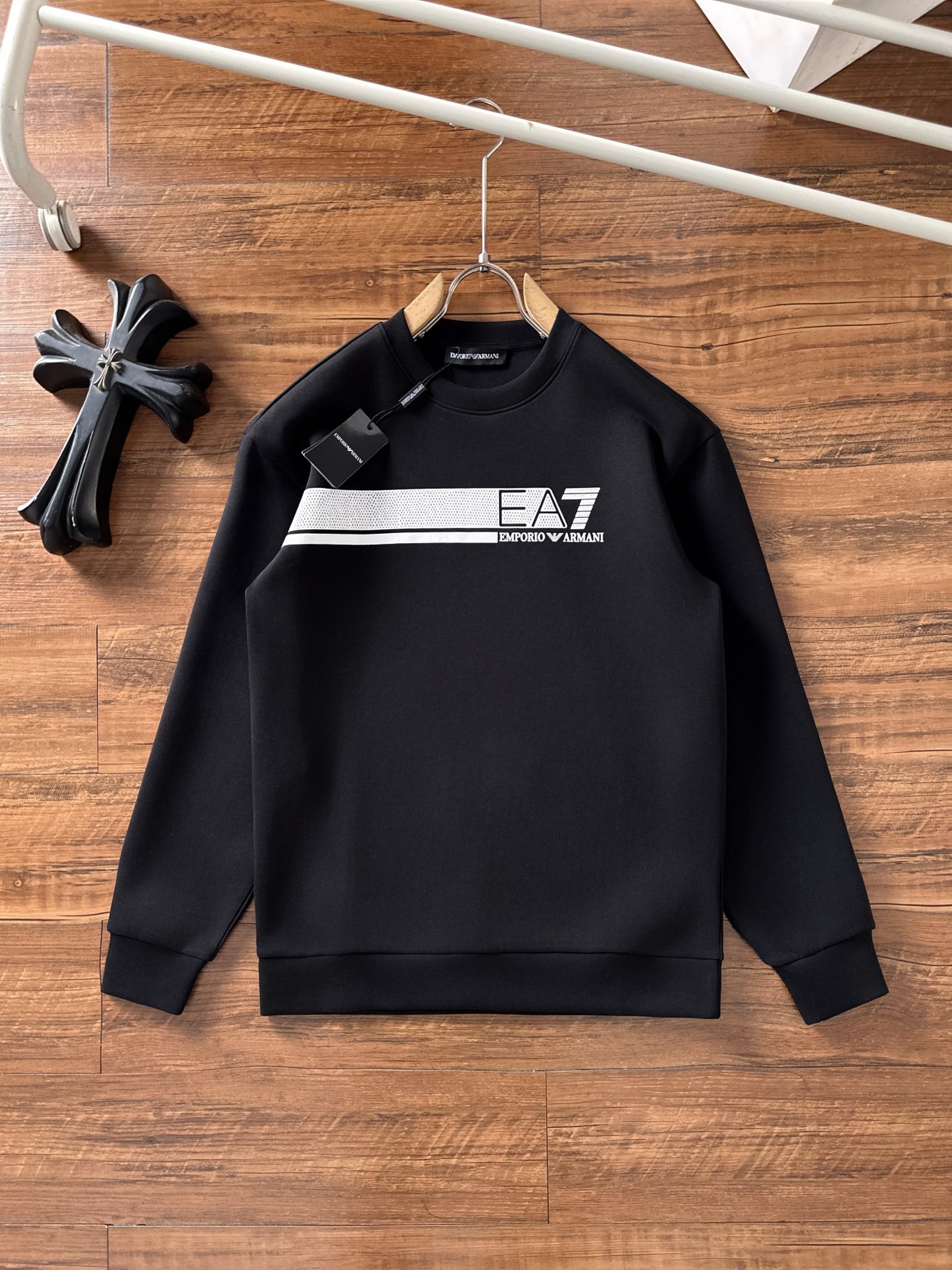 Armani Couple Hoodie Cotton Black S-m-l-xl