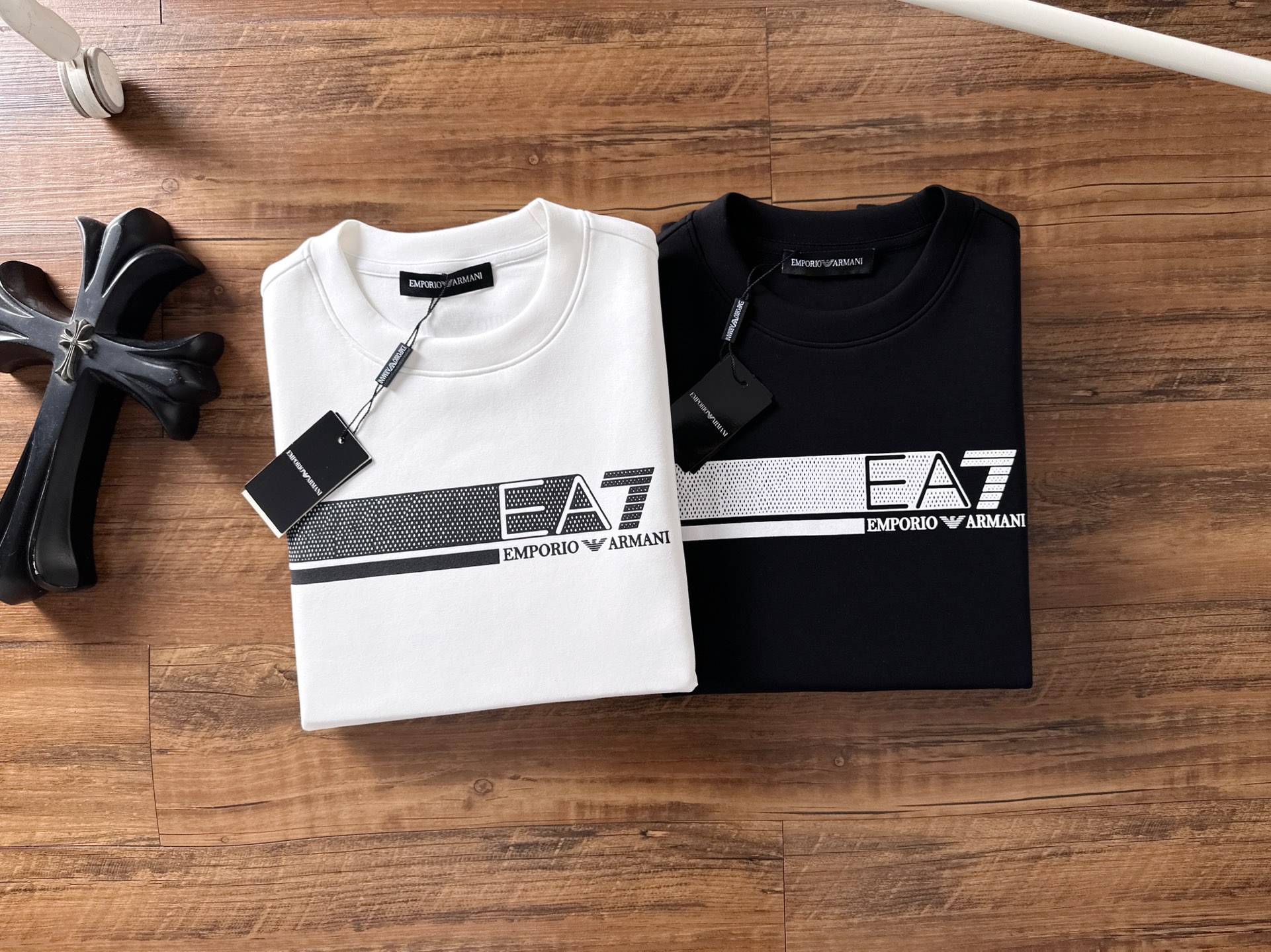 Armani Couple Hoodie Cotton Black S-m-l-xl