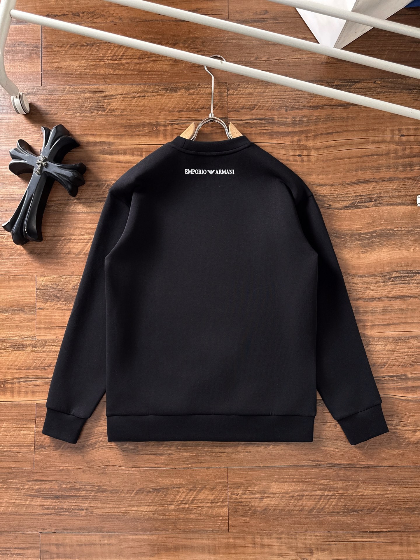 Armani Couple Hoodie Cotton Black S-m-l-xl