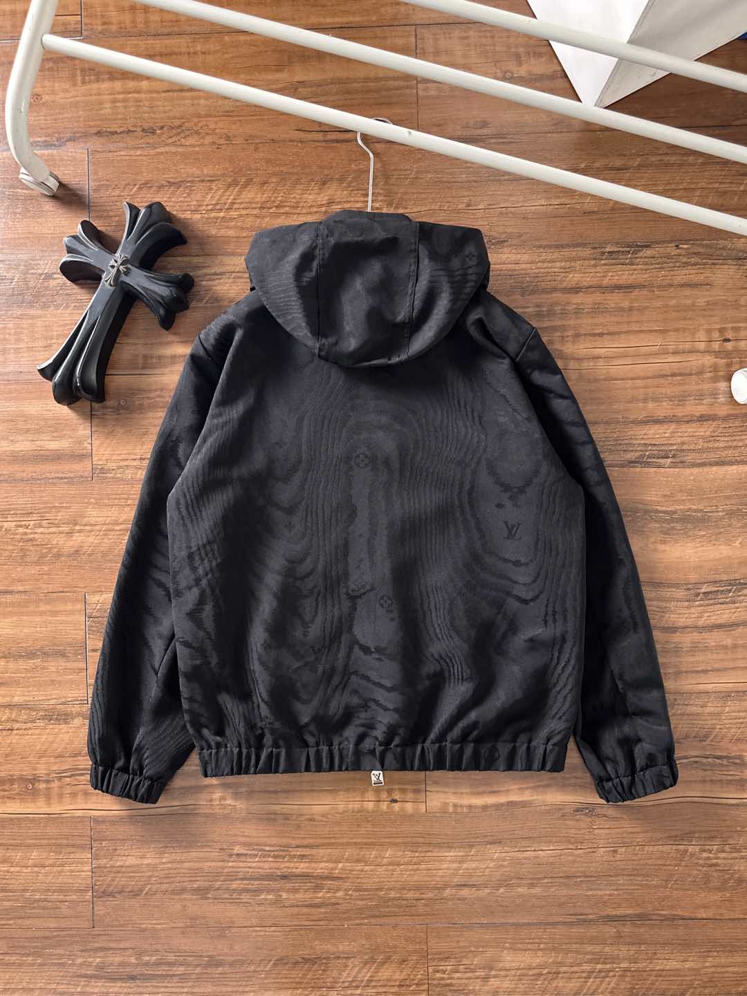 Louis Vuitton Male Jacket Black Couple Style S-m-l-xl